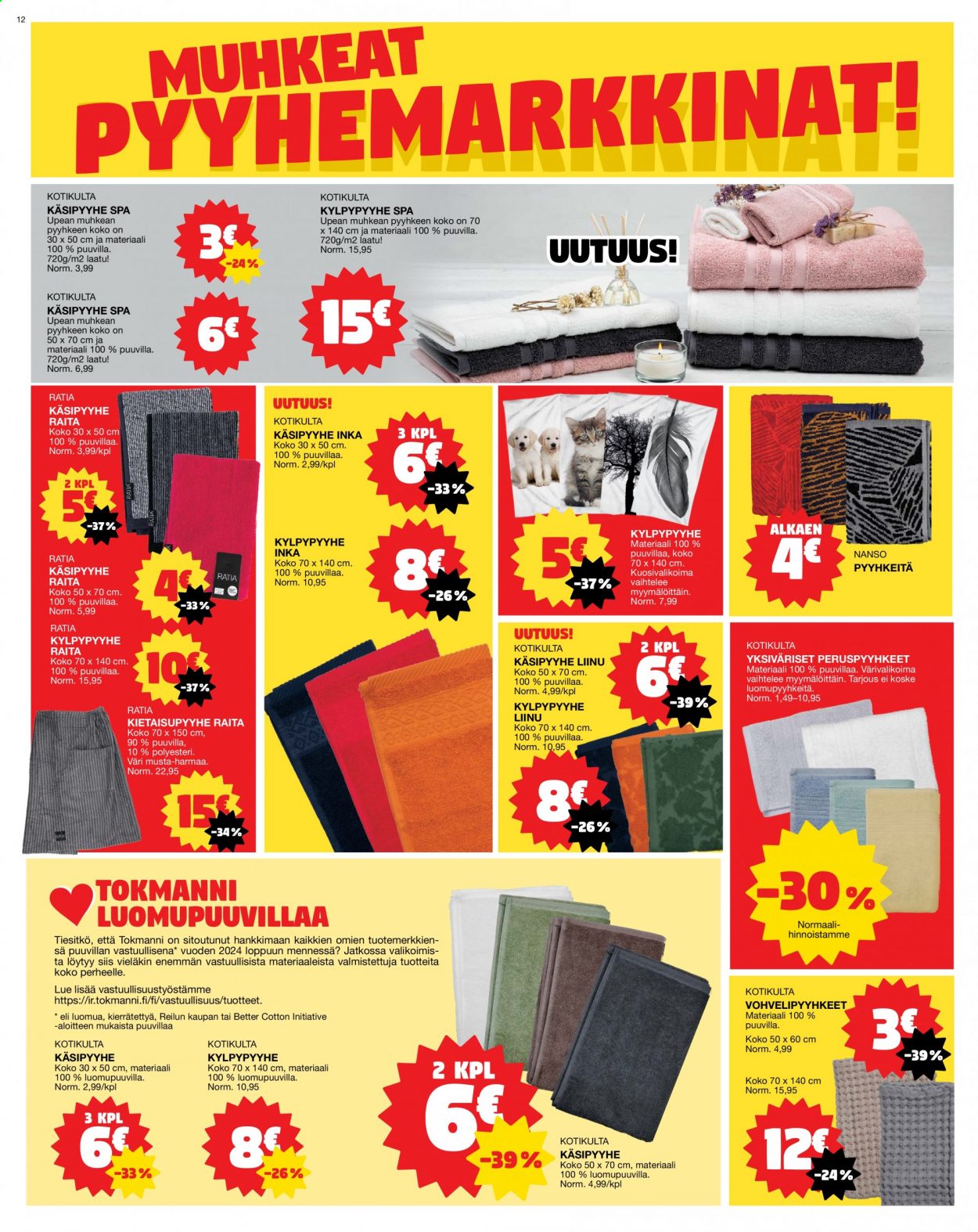 Tokmanni tarjoukset - 09.08.2021 - 15.08.2021. Sivu 12