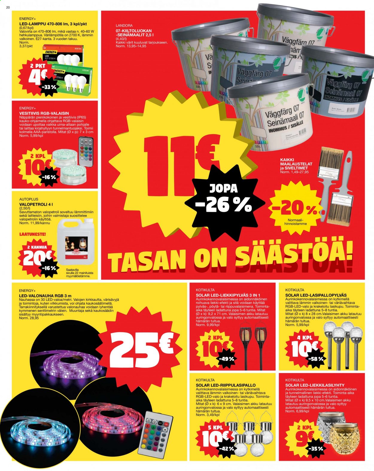 Tokmanni tarjoukset - 09.08.2021 - 15.08.2021. Sivu 20