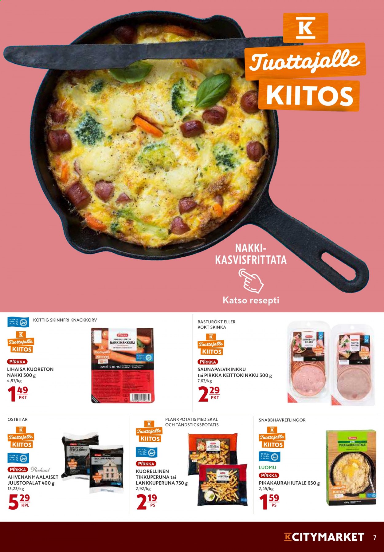K-citymarket tarjoukset - 09.08.2021 - 11.08.2021. Sivu 7