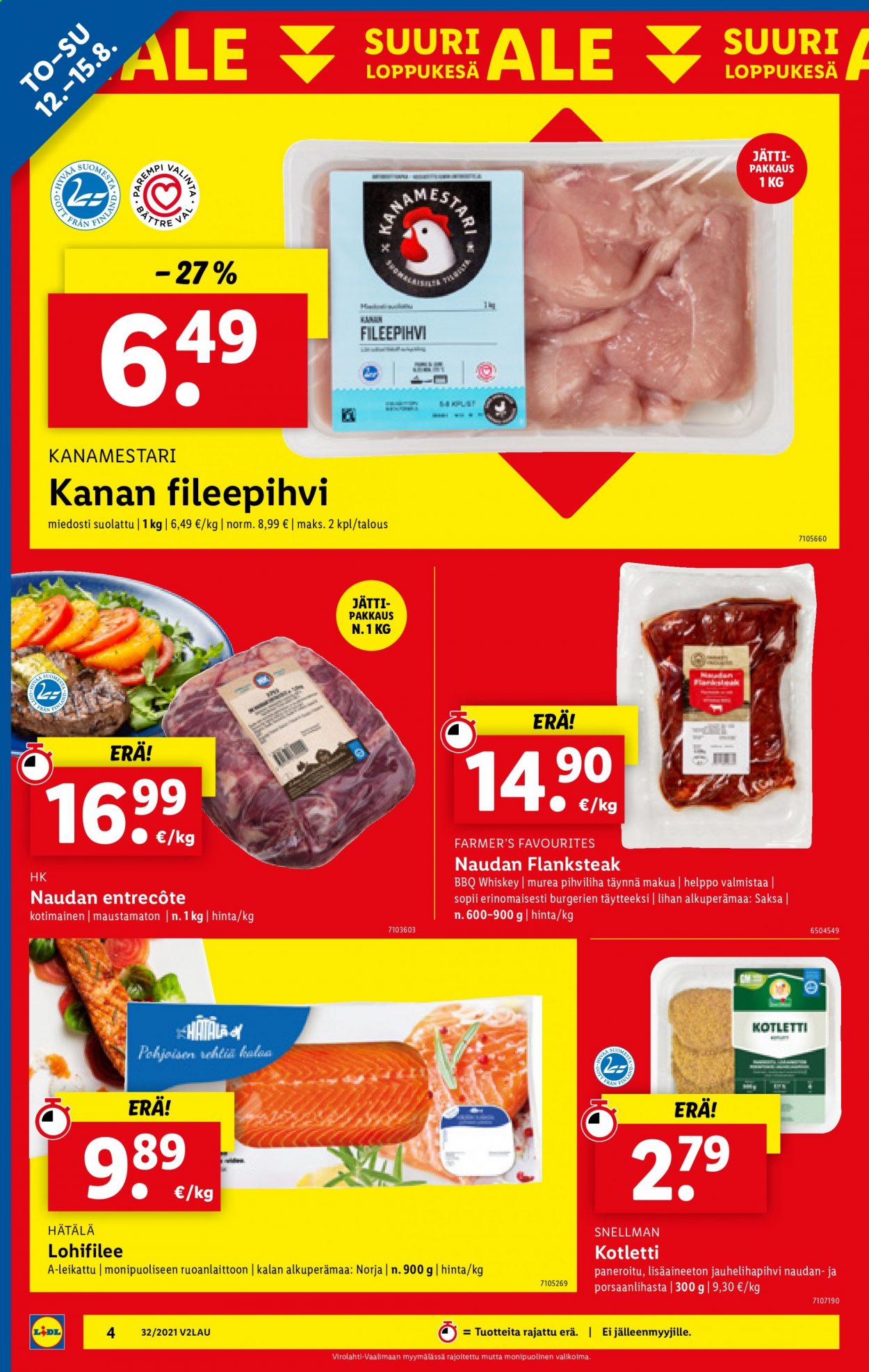 Lidl tarjoukset - 12.08.2021 - 18.08.2021. Sivu 4