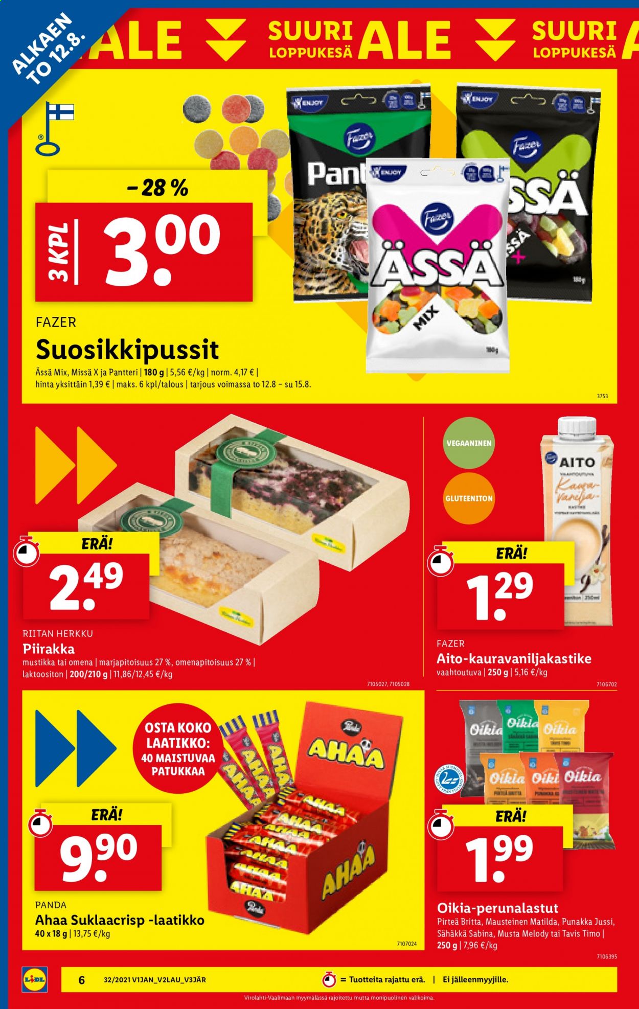 Lidl tarjoukset - 12.08.2021 - 18.08.2021. Sivu 6