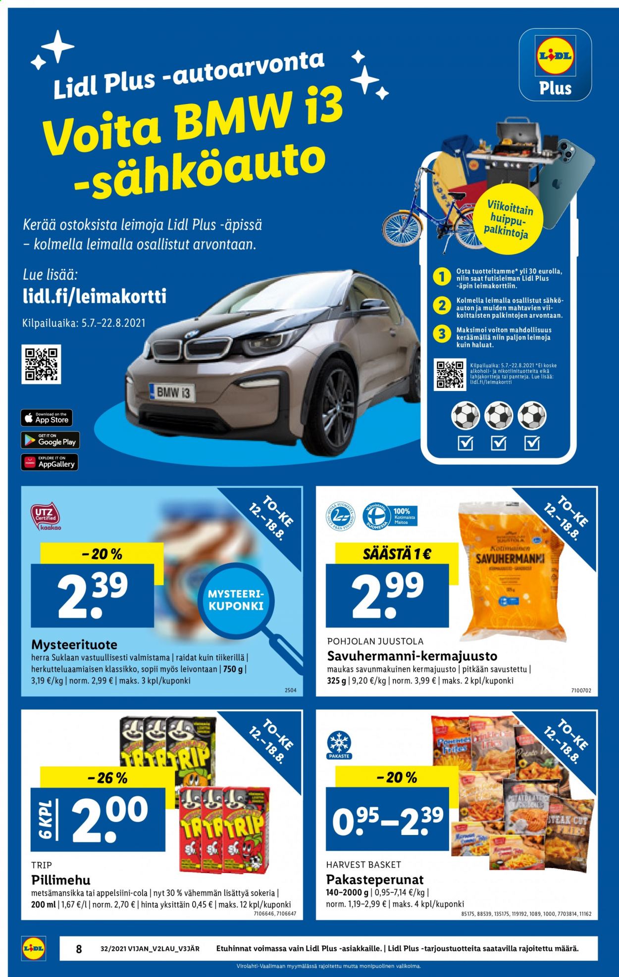 Lidl tarjoukset - 12.08.2021 - 18.08.2021. Sivu 8