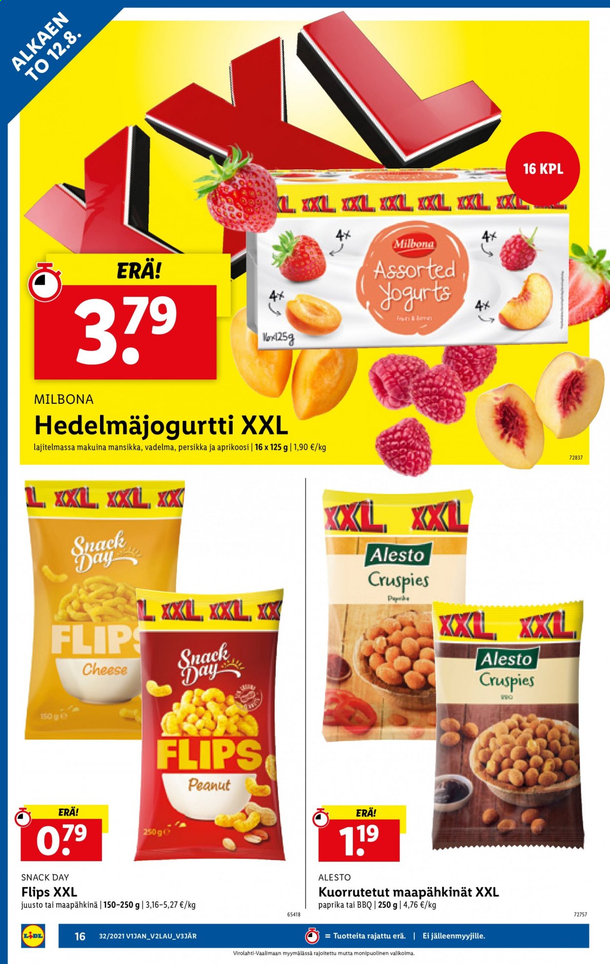 Lidl tarjoukset - 12.08.2021 - 18.08.2021. Sivu 16