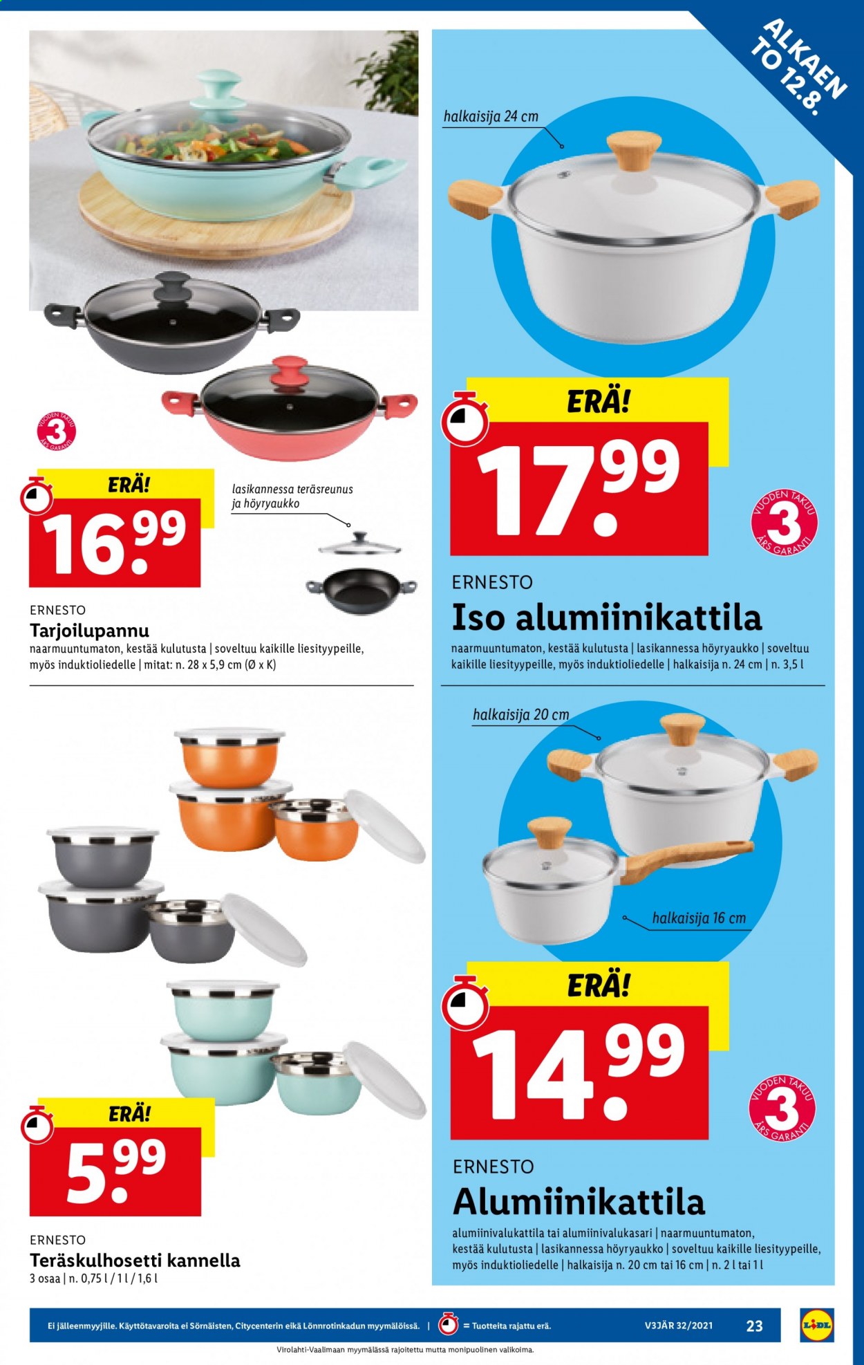 Lidl tarjoukset - 12.08.2021 - 18.08.2021. Sivu 23