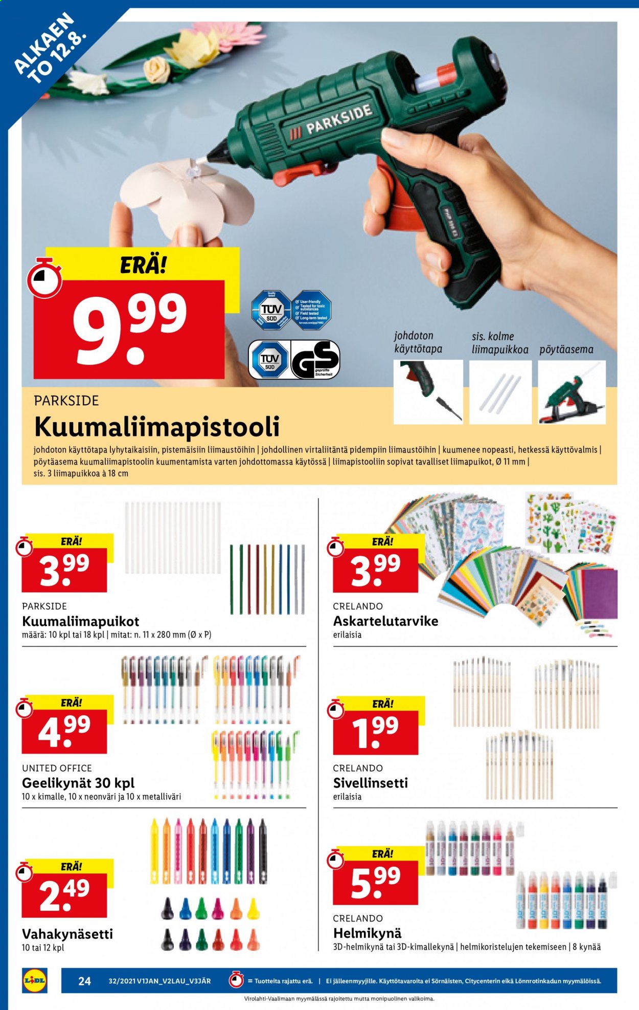 Lidl tarjoukset - 12.08.2021 - 18.08.2021. Sivu 24