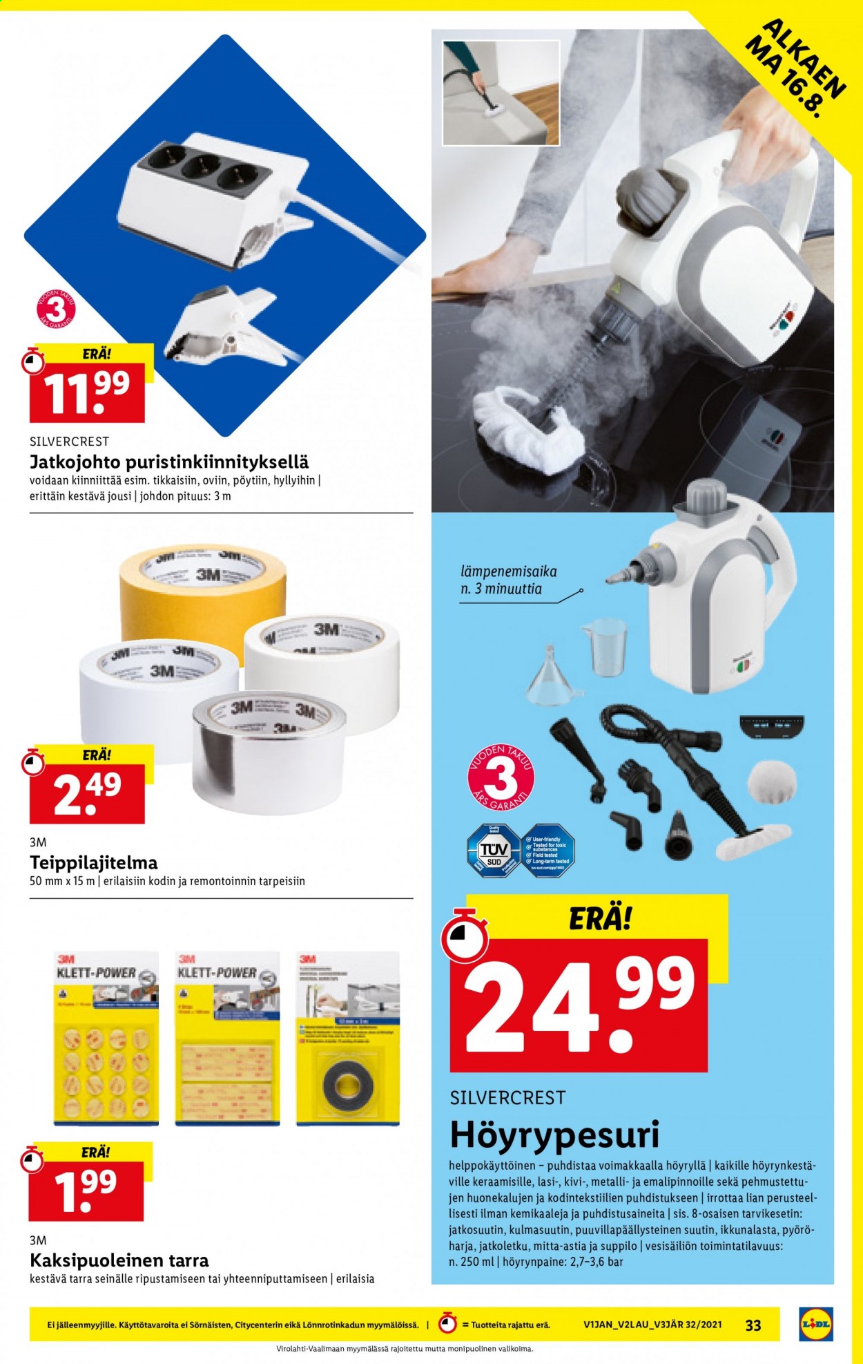 Lidl tarjoukset - 12.08.2021 - 18.08.2021. Sivu 33