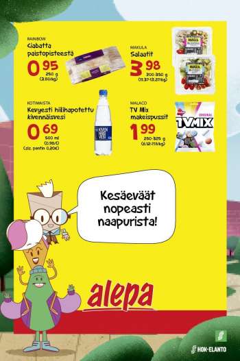Alepa tarjoukset  - 10.08.2021 - 16.08.2021.