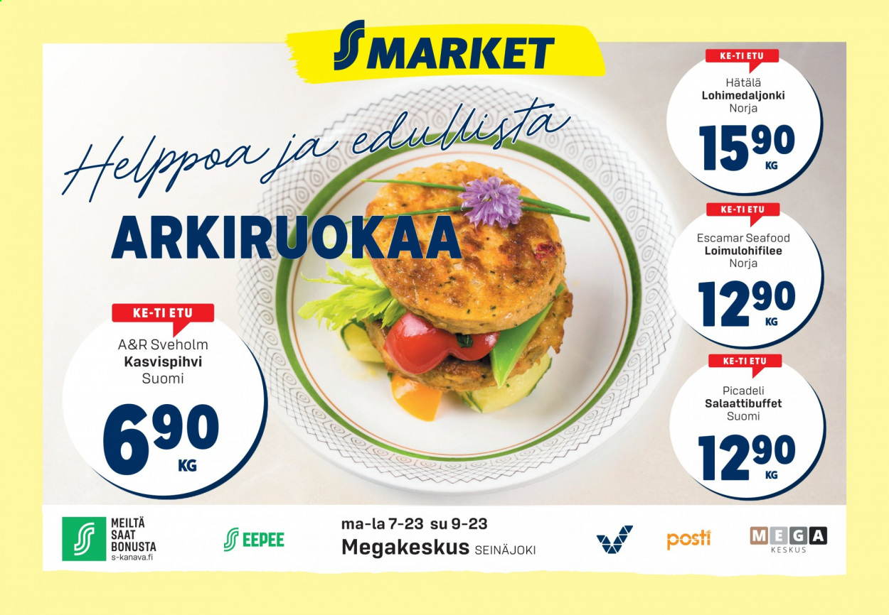 S-market tarjoukset. Sivu 1