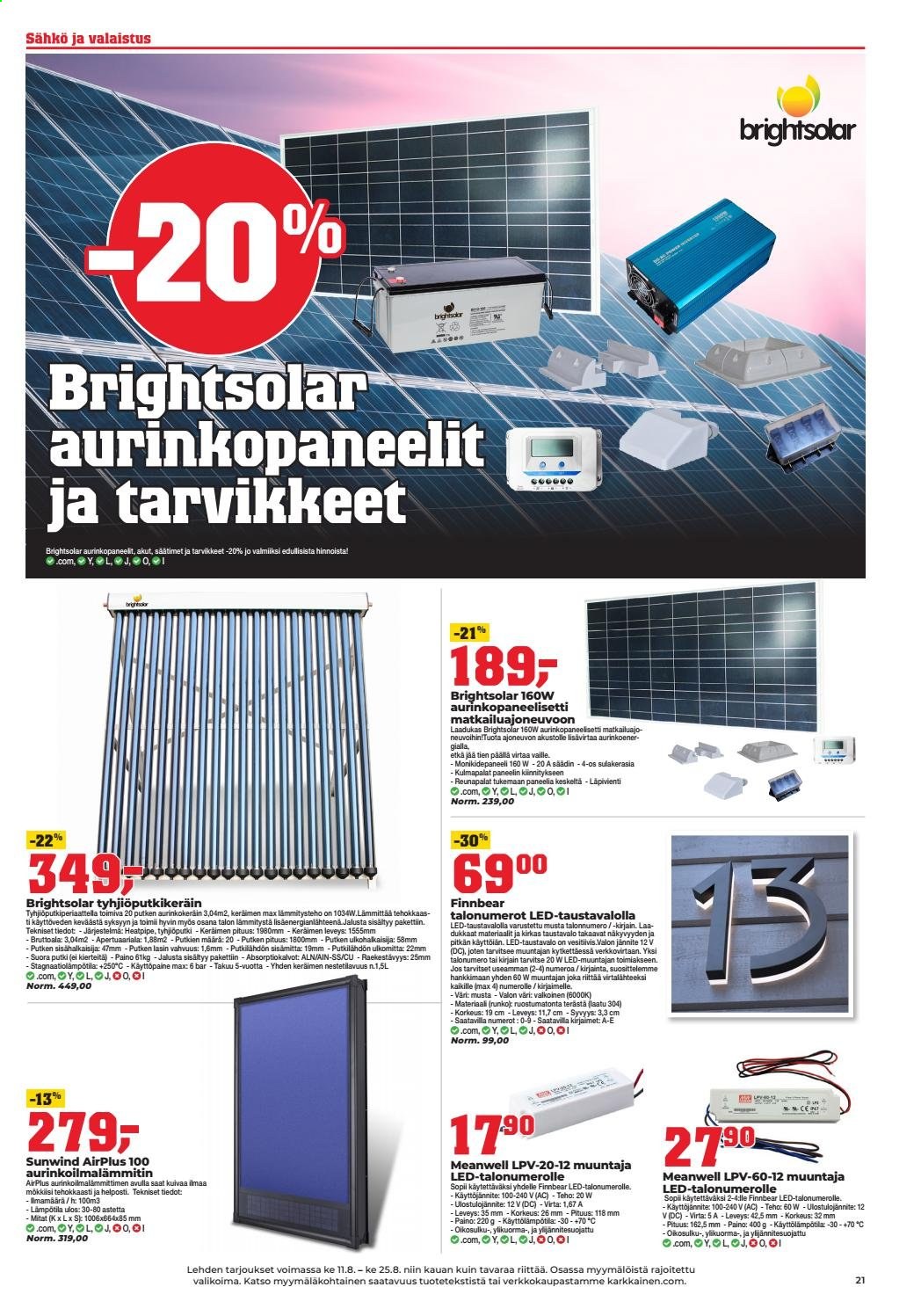 Kärkkäinen tarjoukset - 11.08.2021 - 25.08.2021. Sivu 21