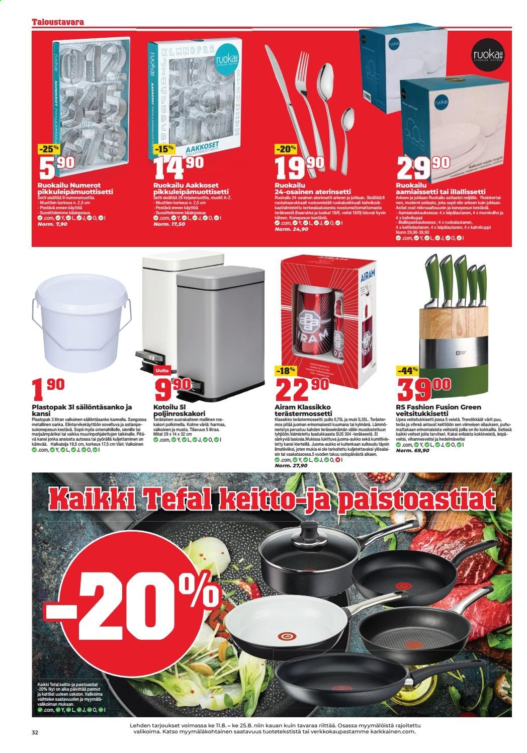 Kärkkäinen tarjoukset - 11.08.2021 - 25.08.2021. Sivu 32