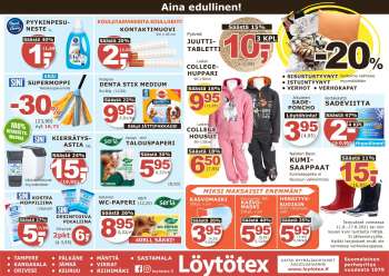 Löytötex tarjoukset  - 11.08.2021 - 17.08.2021.