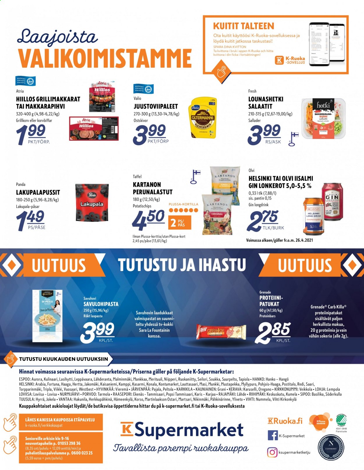 K-Supermarket tarjoukset - 12.08.2021 - 15.08.2021. Sivu 8