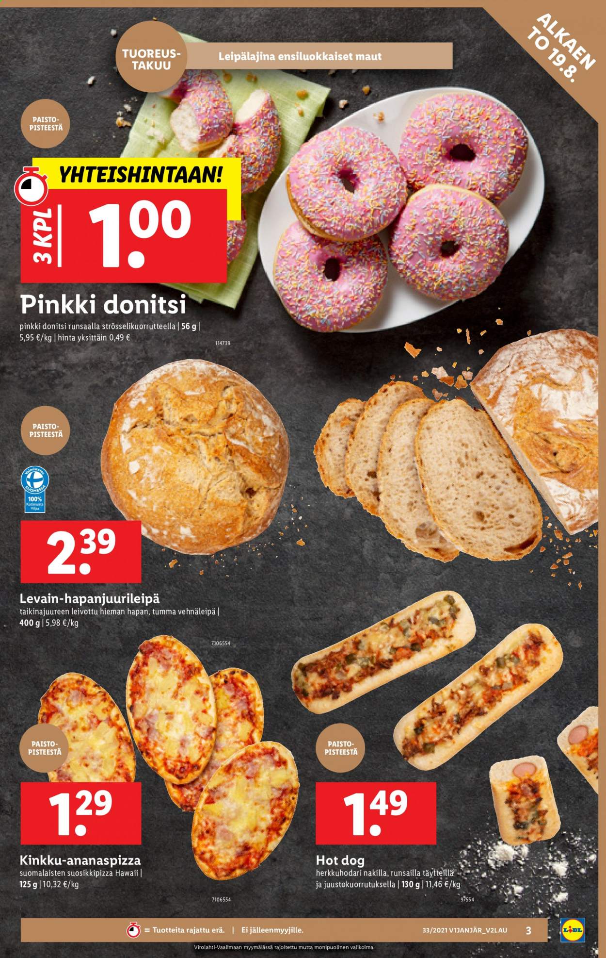 Lidl tarjoukset - 19.08.2021 - 25.08.2021. Sivu 3