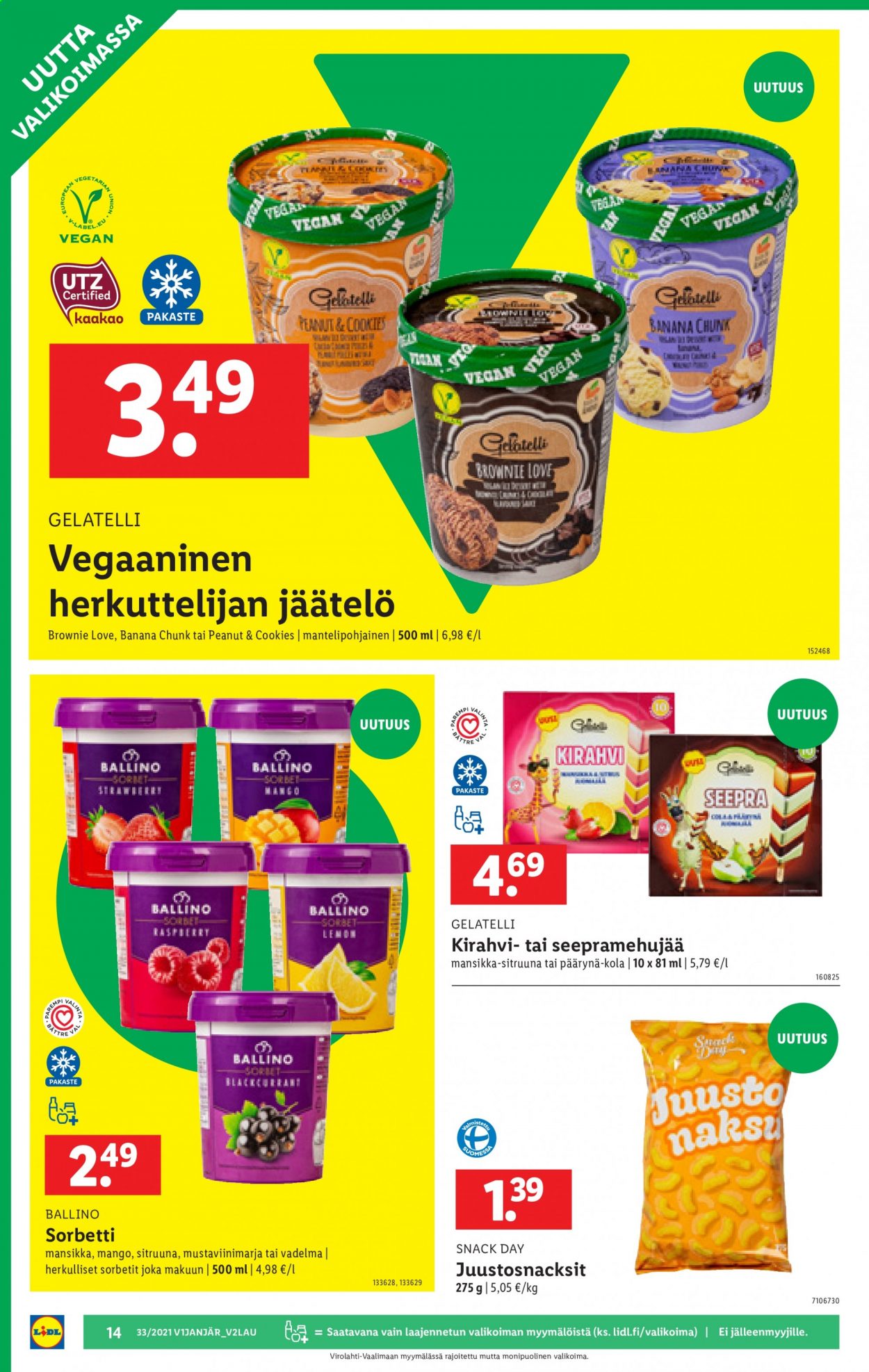 Lidl tarjoukset - 19.08.2021 - 25.08.2021. Sivu 14