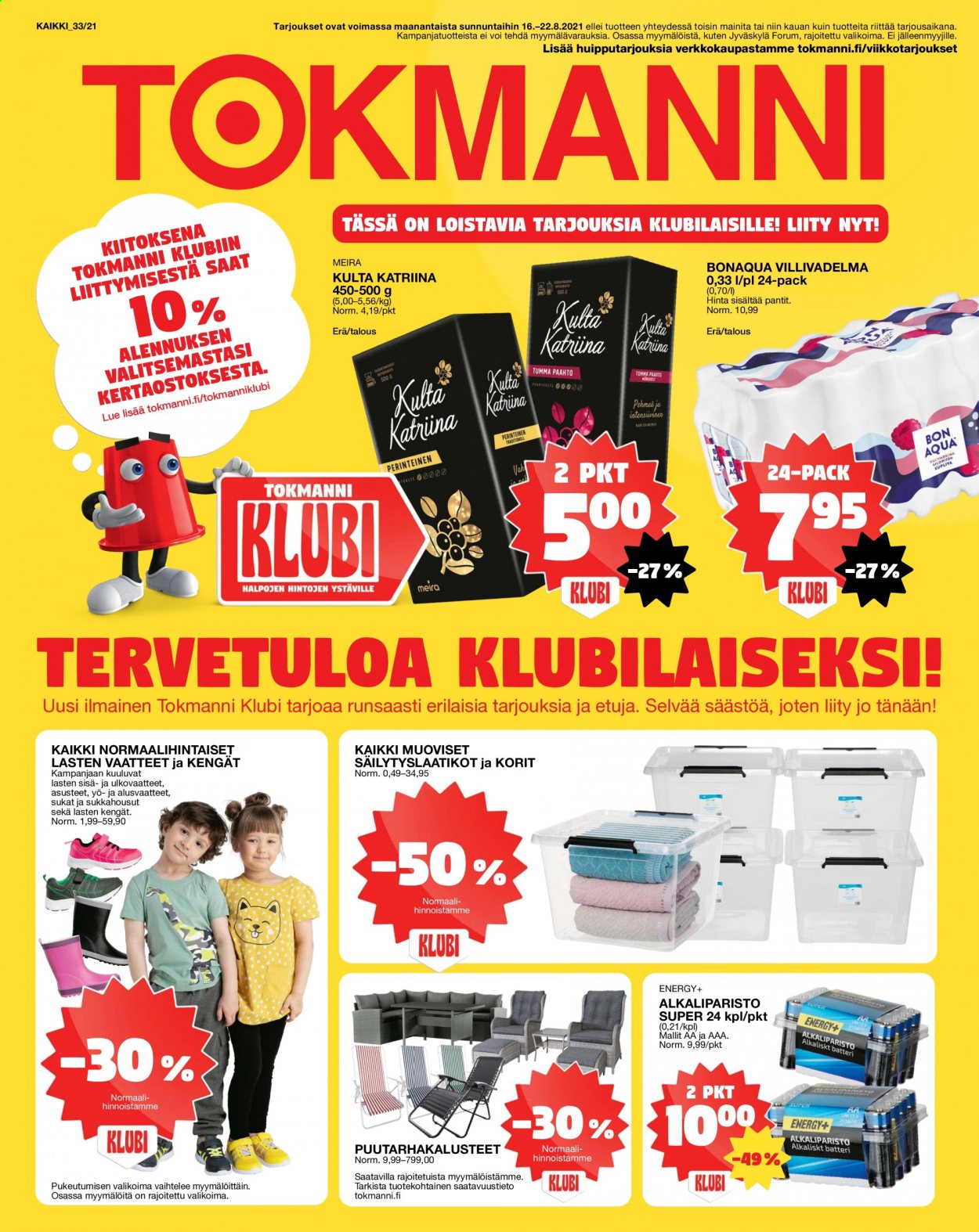 Tokmanni tarjoukset - 16.08.2021 - 22.08.2021. Sivu 1