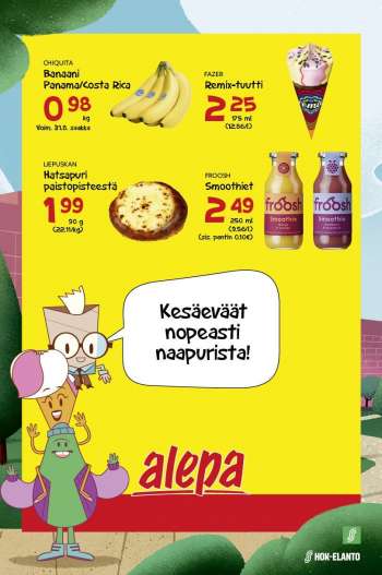 Alepa tarjoukset  - 17.08.2021 - 23.08.2021.