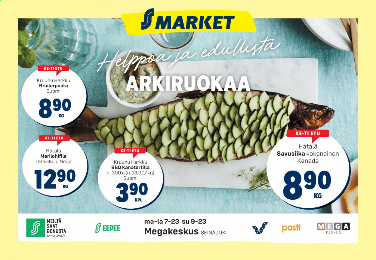 S-market tarjoukset - 18.08.2021 - 24.08.2021. Sivu 1