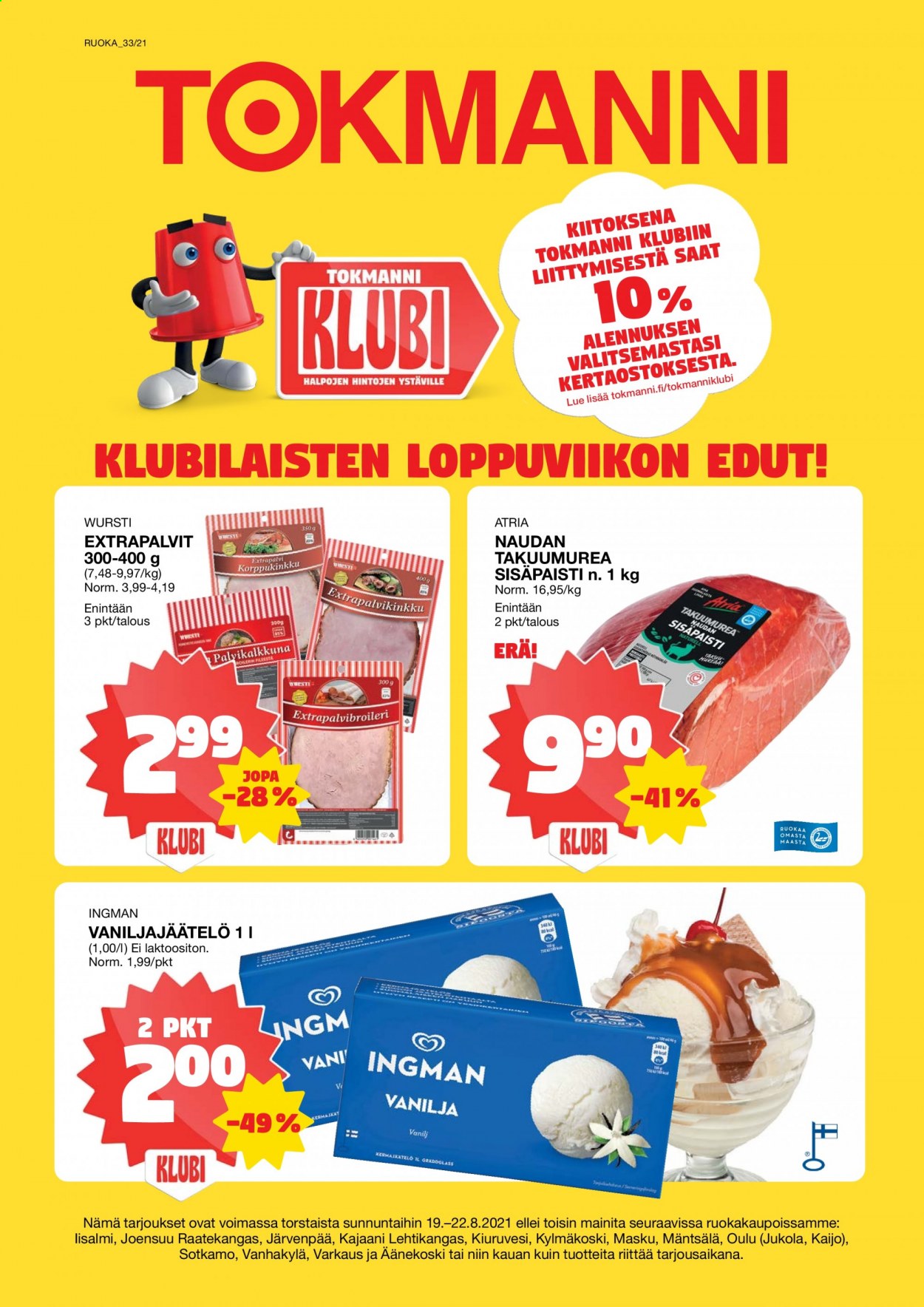 Tokmanni tarjoukset - 19.08.2021 - 22.08.2021. Sivu 1