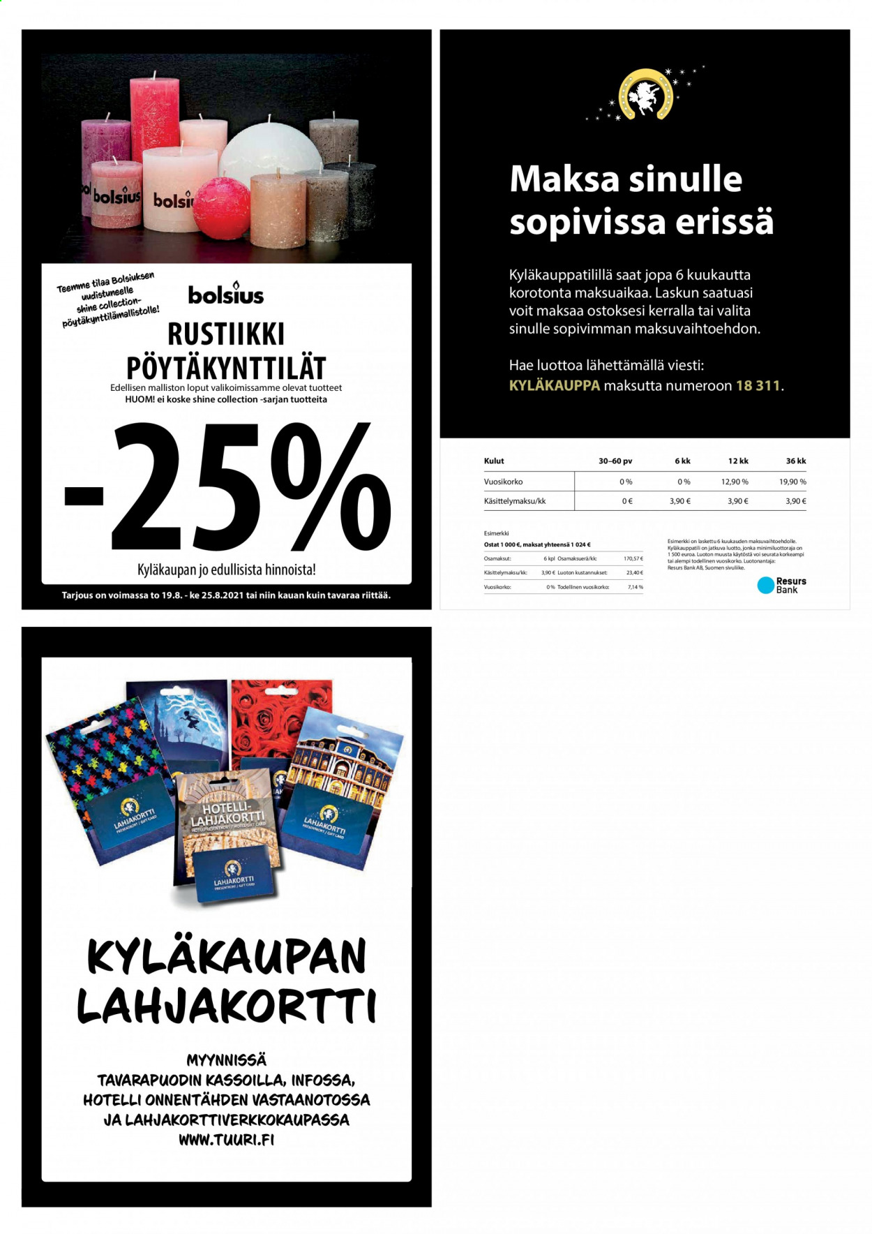 Tuuri tarjoukset - 19.08.2021 - 25.08.2021. Sivu 25