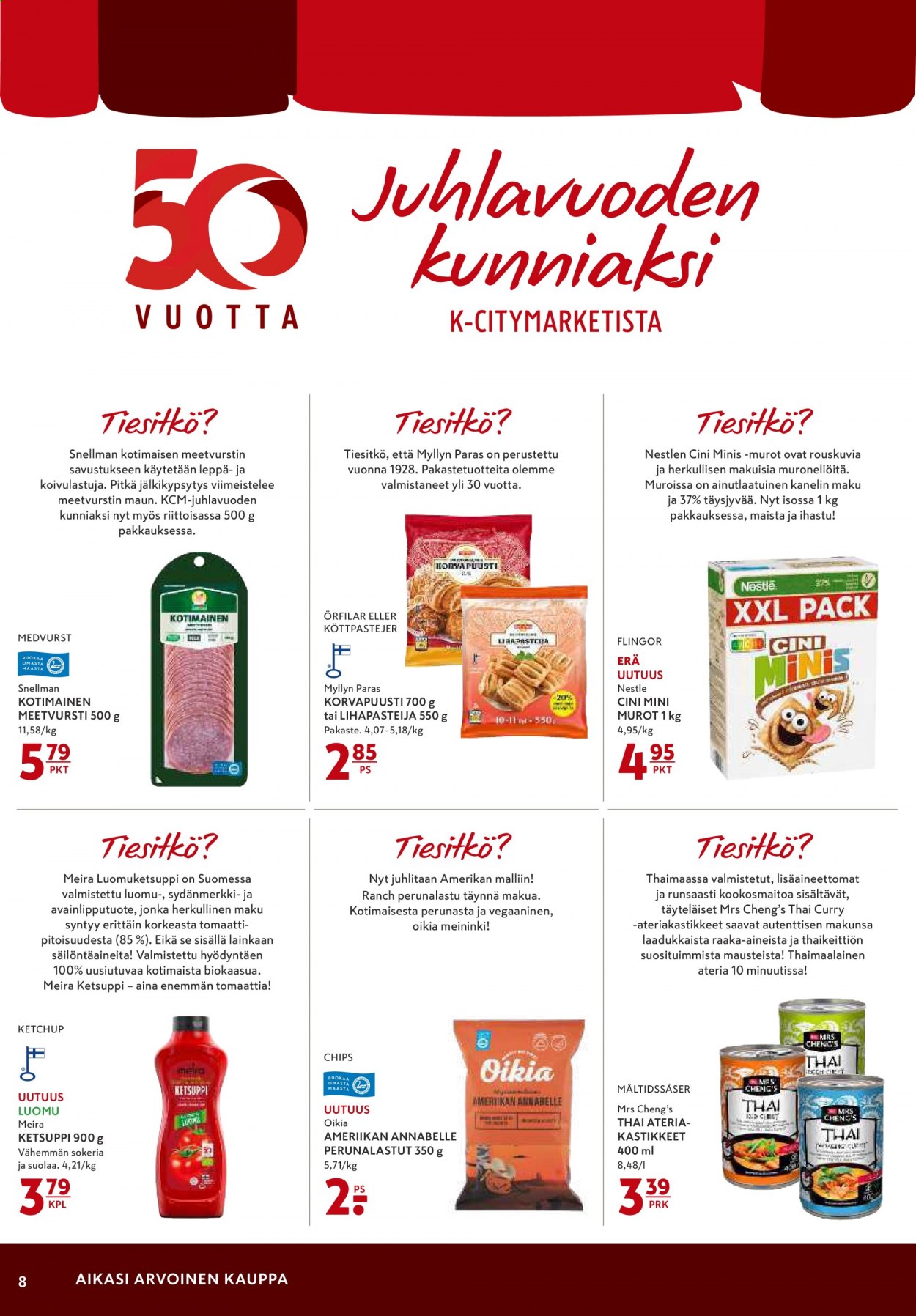 K-citymarket tarjoukset - 23.08.2021 - 25.08.2021. Sivu 8