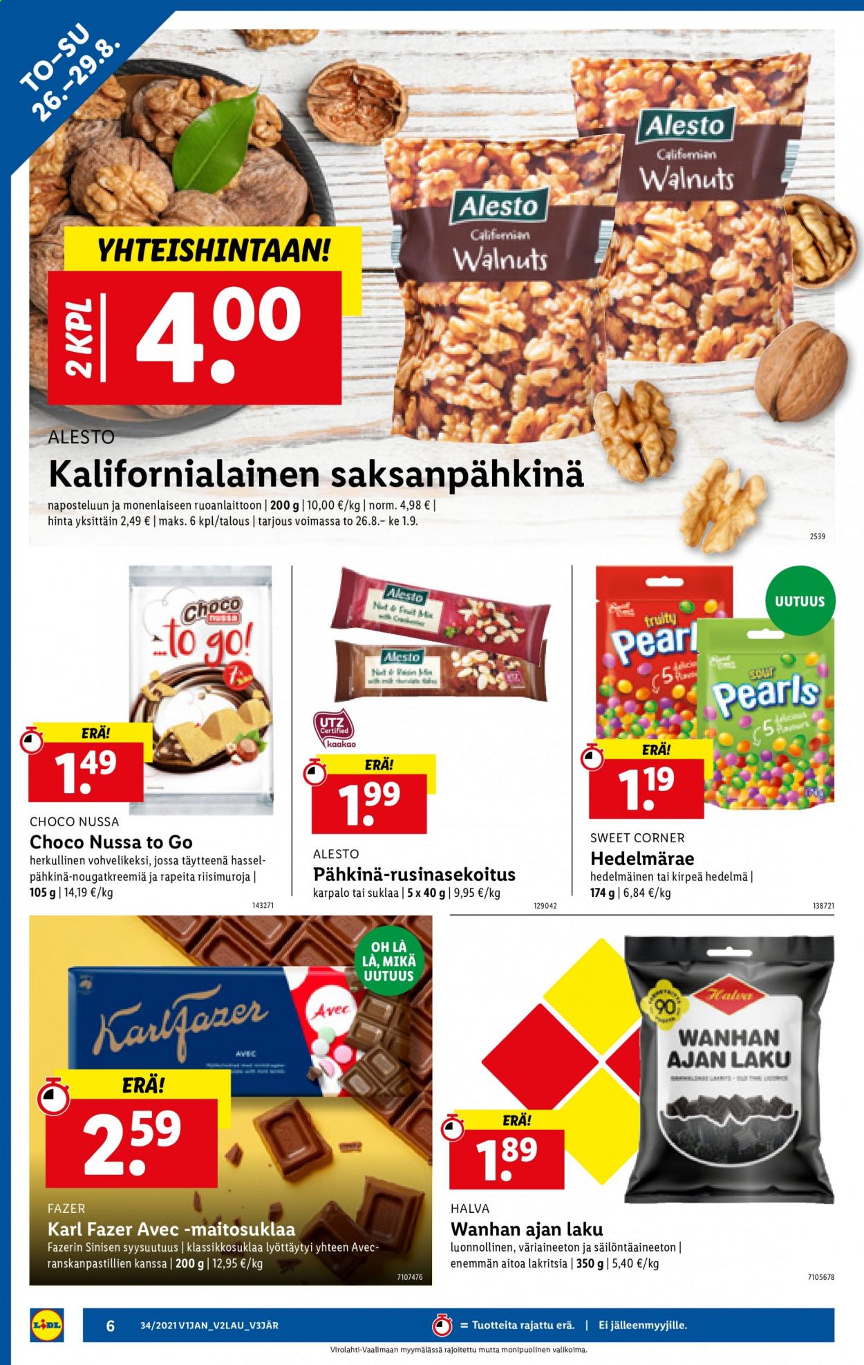 Lidl tarjoukset - 26.08.2021 - 01.09.2021. Sivu 6