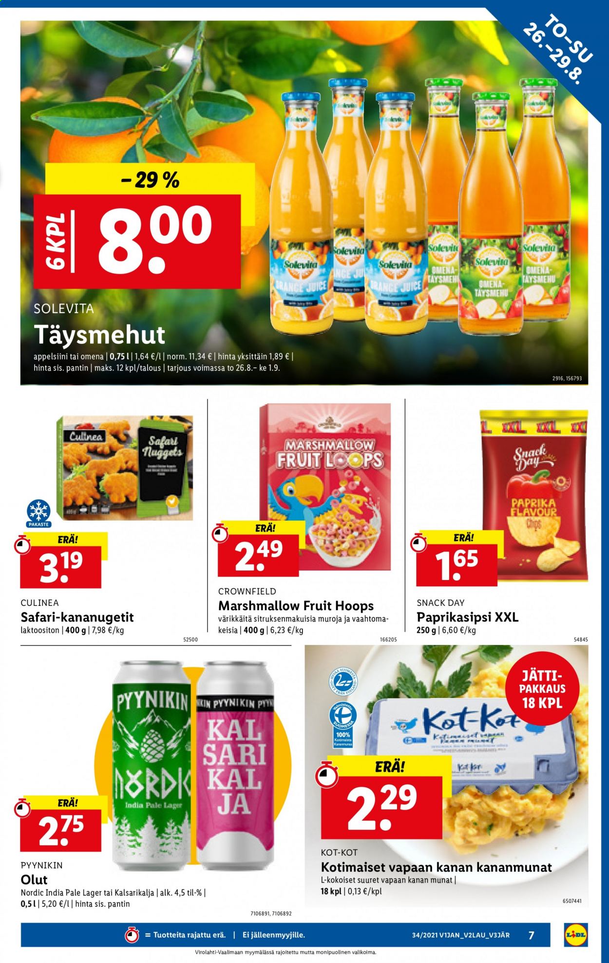 Lidl tarjoukset - 26.08.2021 - 01.09.2021. Sivu 7