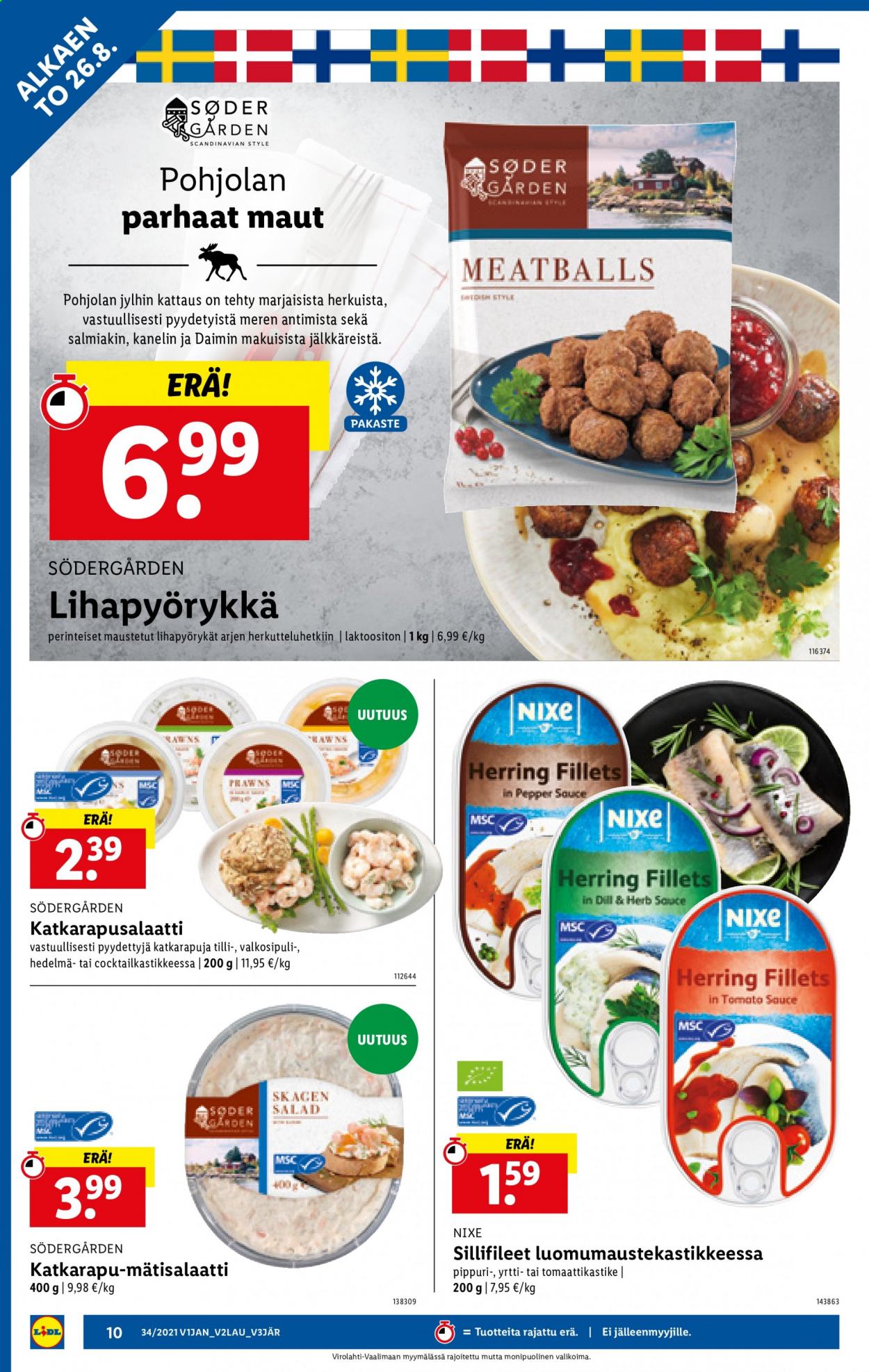 Lidl tarjoukset - 26.08.2021 - 01.09.2021. Sivu 10