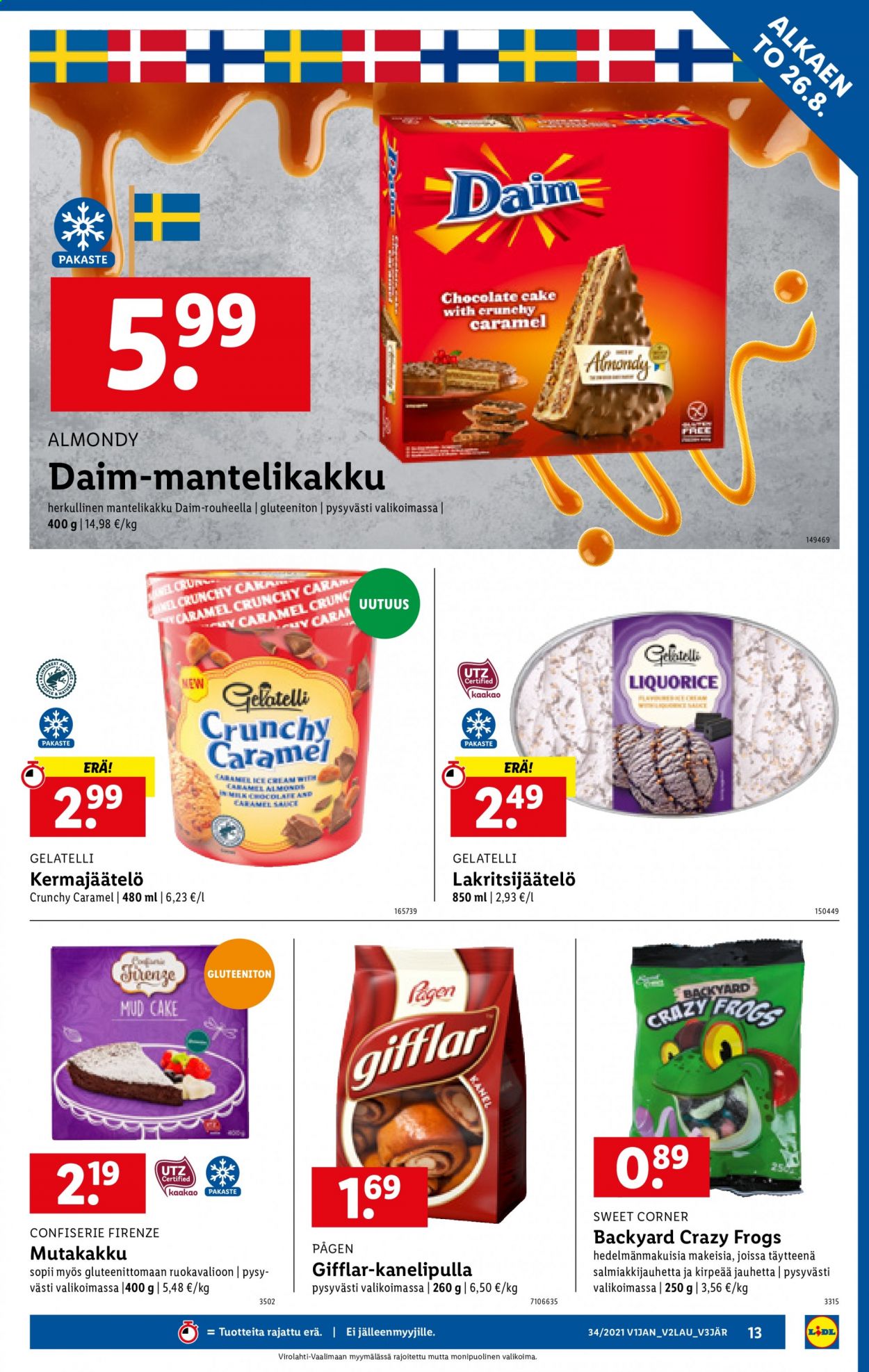 Lidl tarjoukset - 26.08.2021 - 01.09.2021. Sivu 13