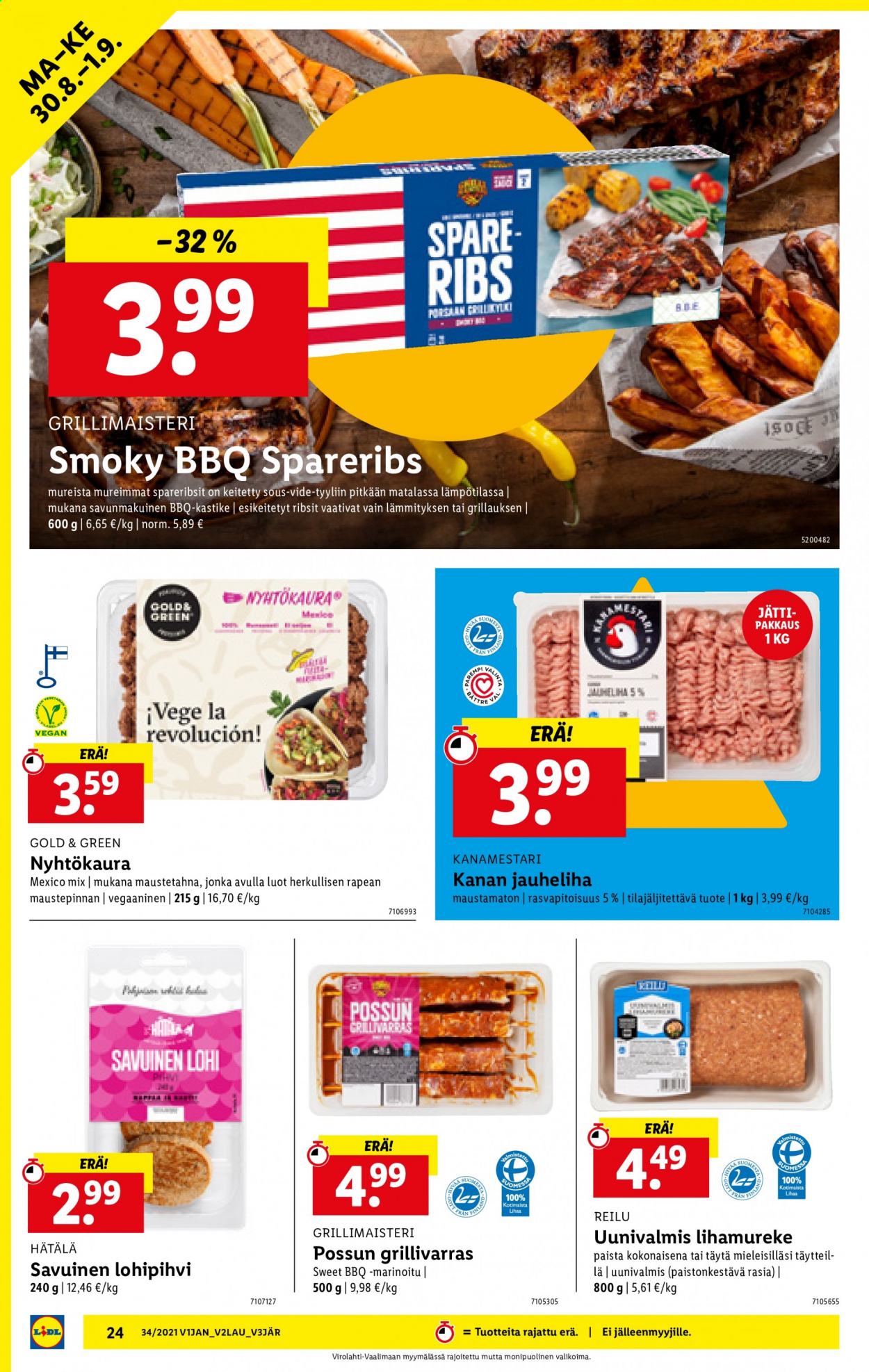 Lidl tarjoukset - 26.08.2021 - 01.09.2021. Sivu 24