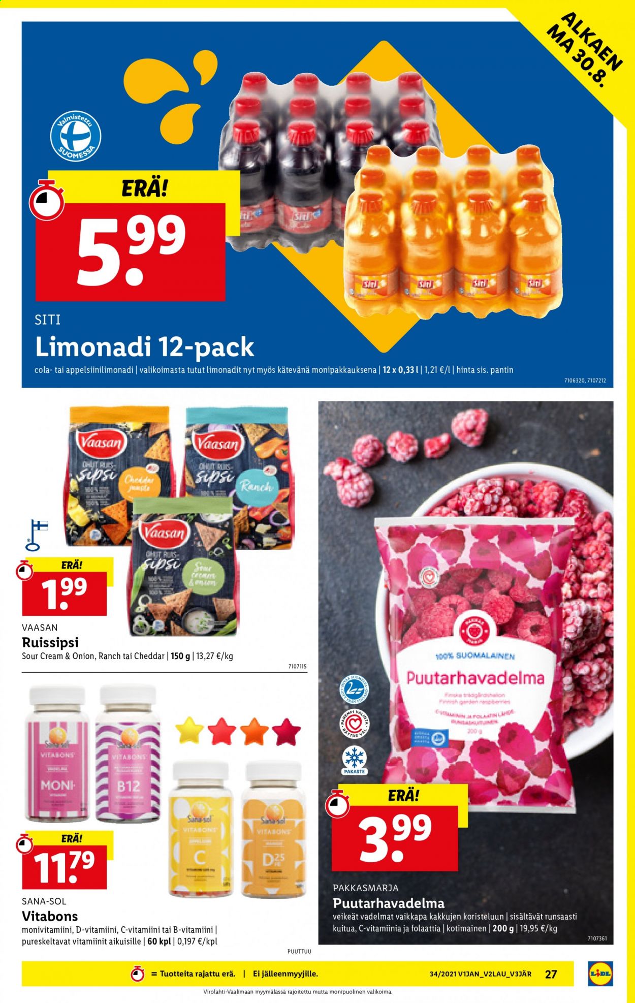Lidl tarjoukset - 26.08.2021 - 01.09.2021. Sivu 27
