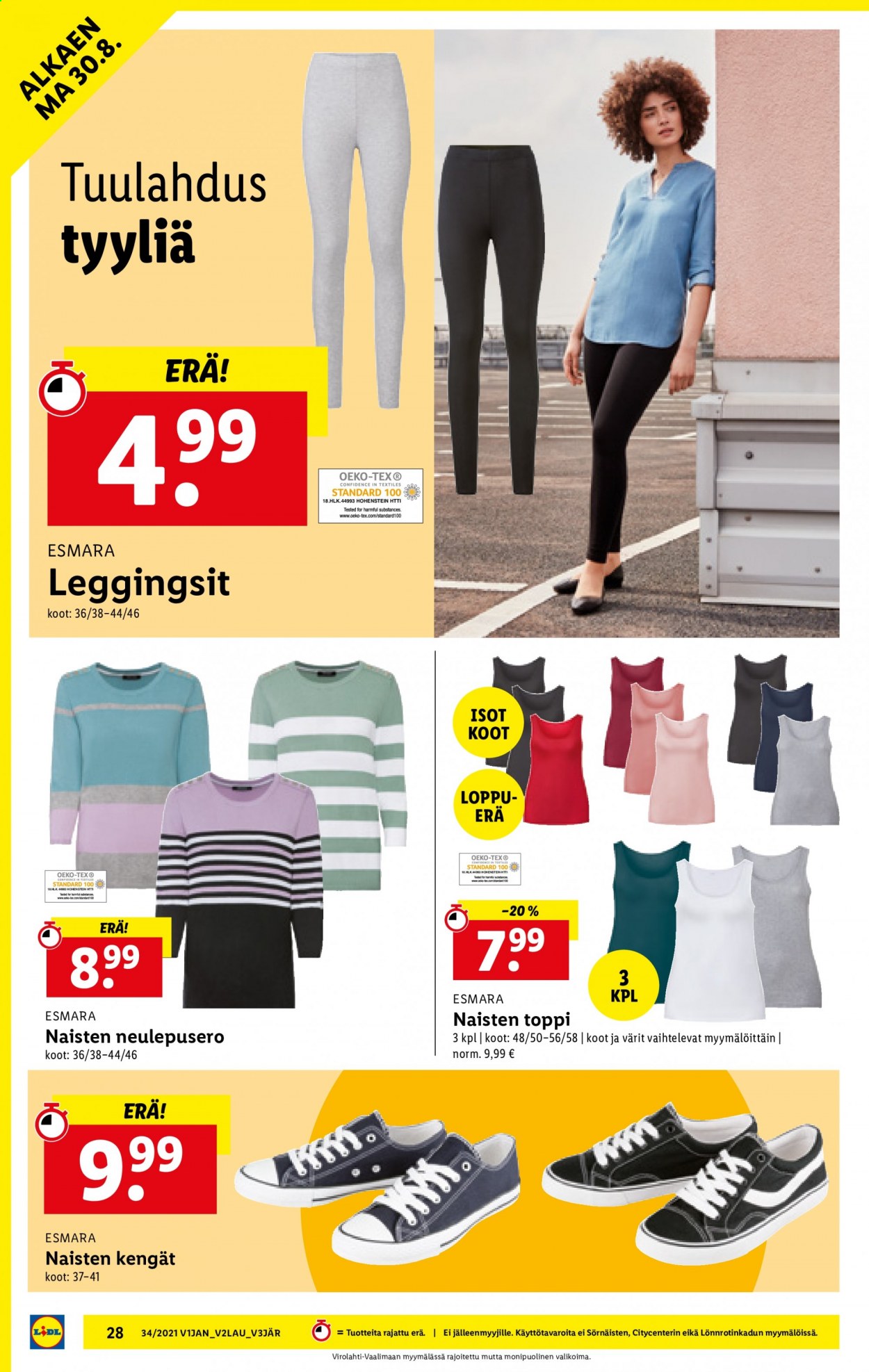 Lidl tarjoukset - 26.08.2021 - 01.09.2021. Sivu 28