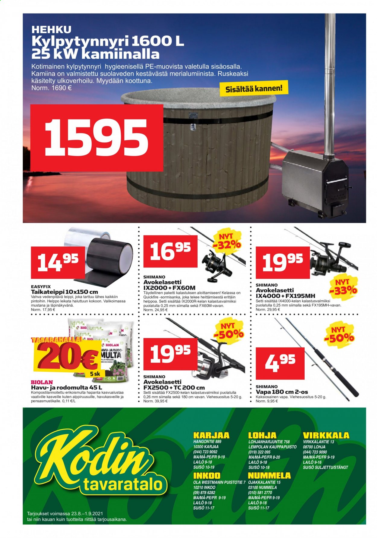Kodintavaratalo tarjoukset - 23.08.2021 - 01.09.2021. Sivu 8