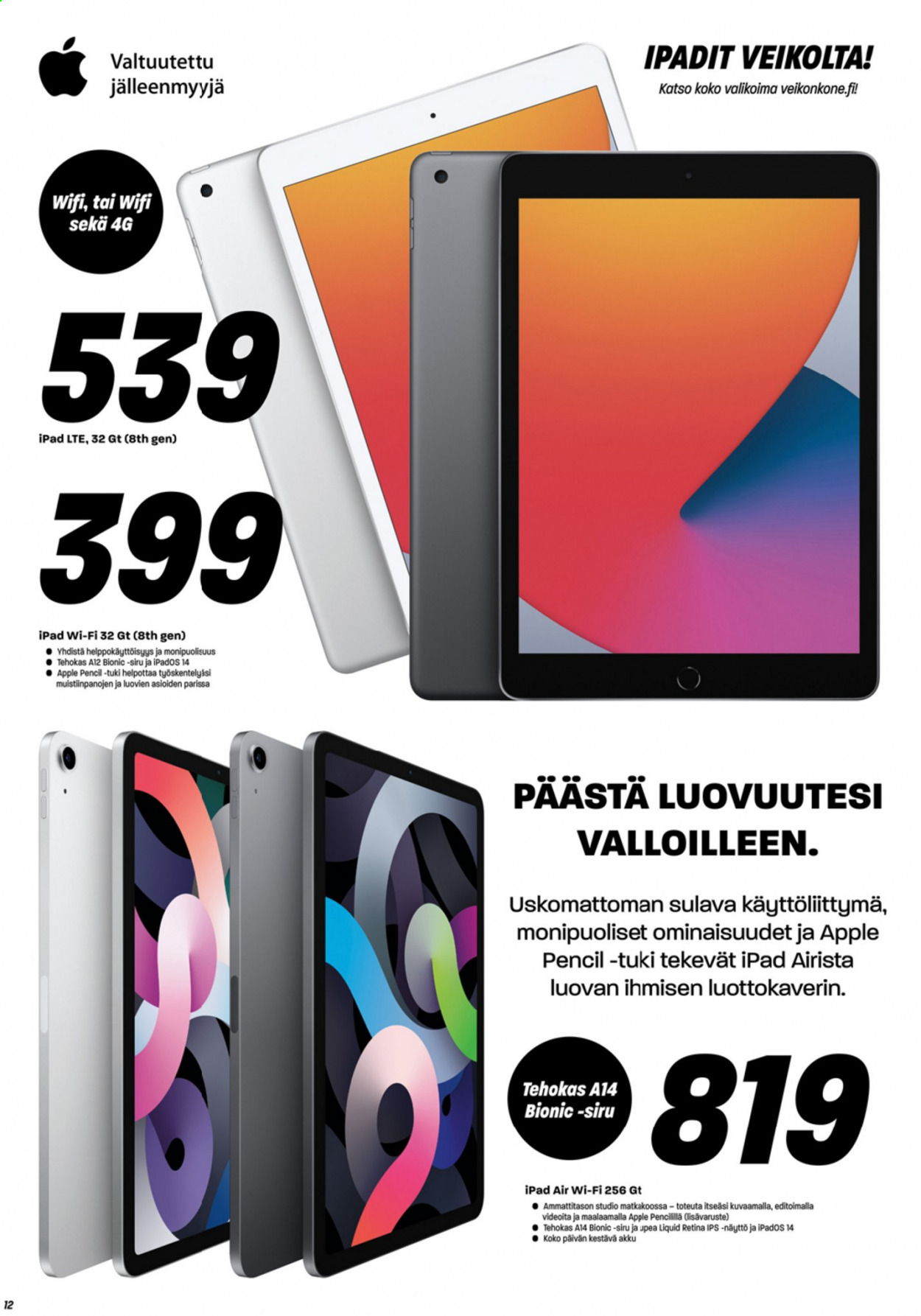 Veikon Kone tarjoukset - 23.08.2021 - 05.09.2021. Sivu 12
