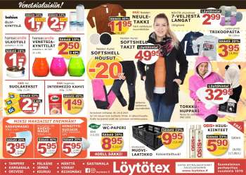 Löytötex tarjoukset  - 25.08.2021 - 31.08.2021.