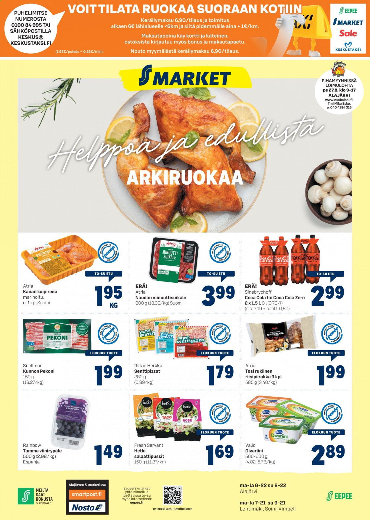 S-market tarjoukset - 26.08.2021 - 29.08.2021. Sivu 1