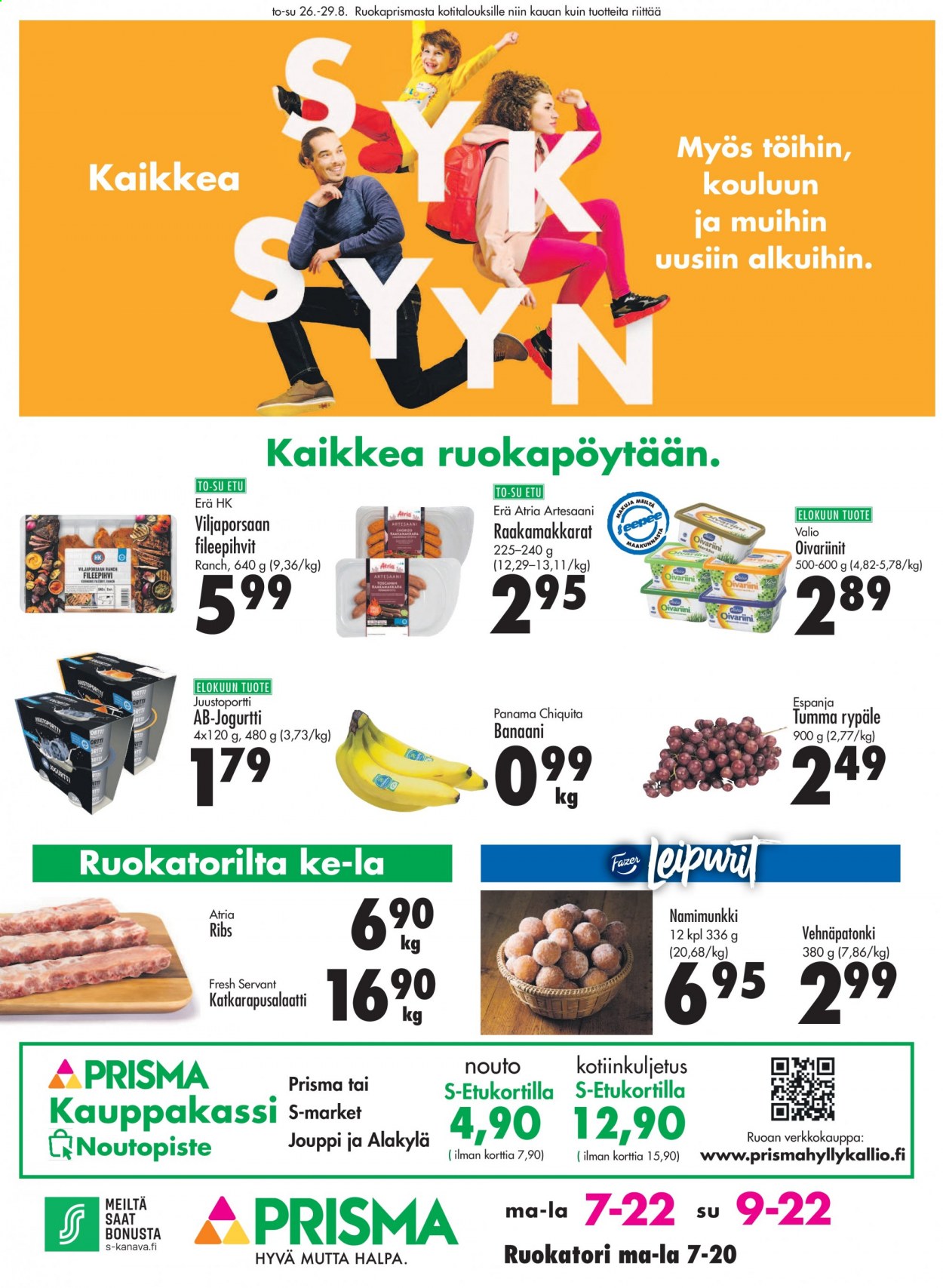 Prisma tarjoukset - 26.08.2021 - 29.08.2021. Sivu 1