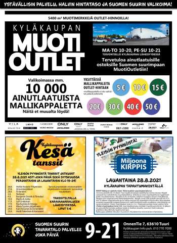 Tuuri tarjoukset  - 26.08.2021 - 01.09.2021.