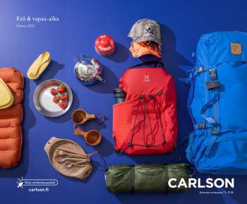 Carlson tarjoukset  - 11.08.2021 - 31.08.2021.