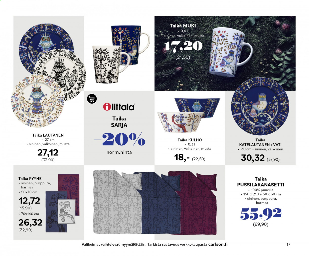 Carlson tarjoukset - 11.08.2021 - 31.08.2021. Sivu 17