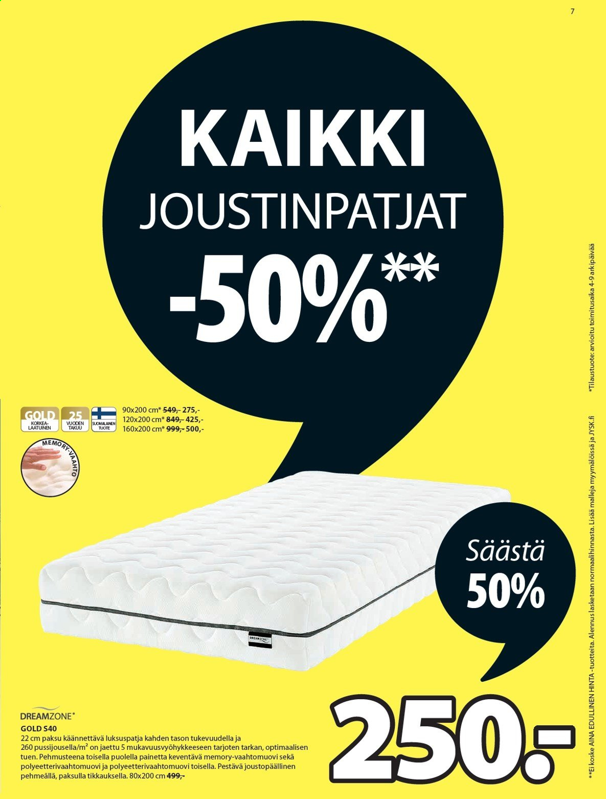 JYSK tarjoukset - 30.08.2021 - 12.09.2021. Sivu 7