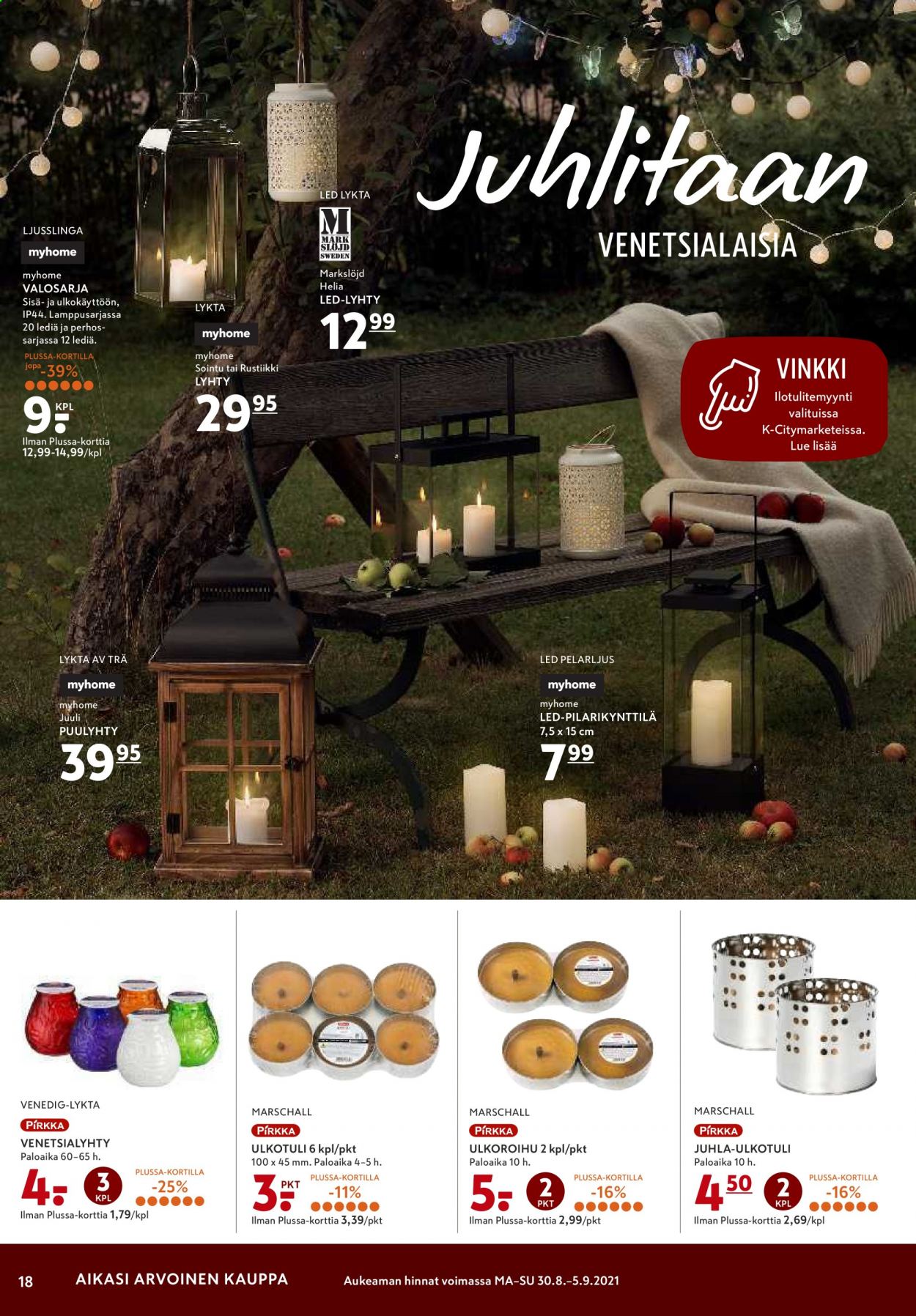 K-citymarket tarjoukset - 30.08.2021 - 01.09.2021. Sivu 18