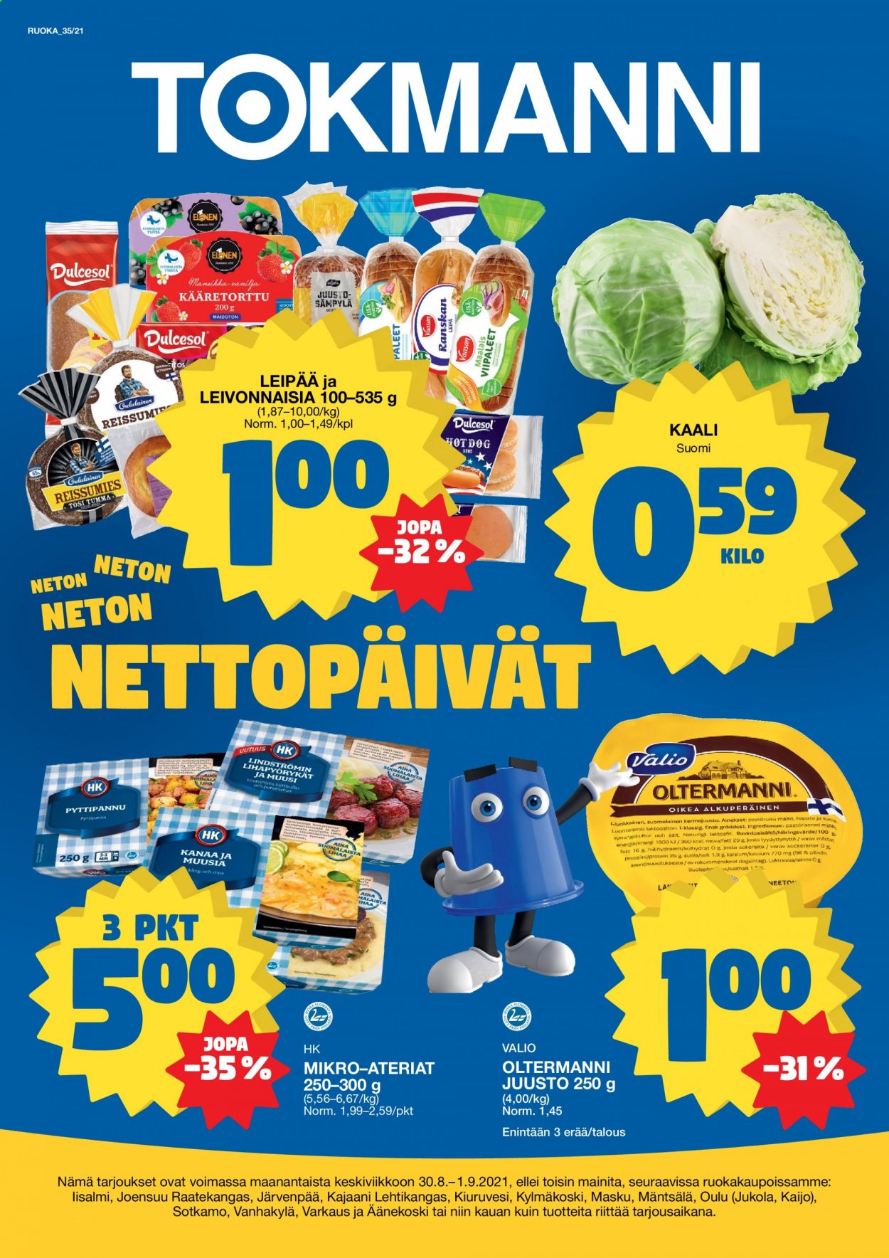 Tokmanni tarjoukset - 29.08.2021 - 01.09.2021. Sivu 1