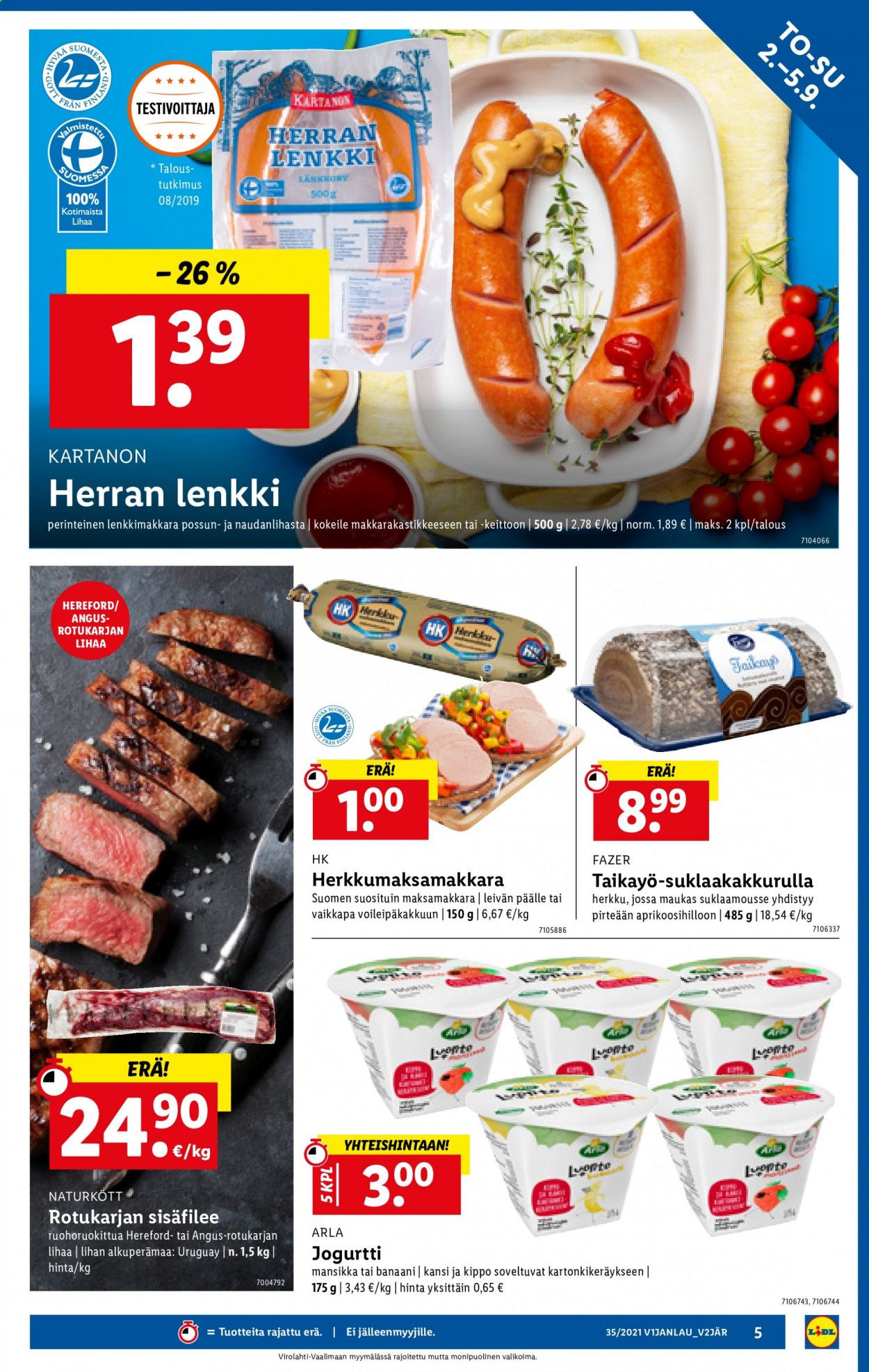 Lidl tarjoukset - 02.09.2021 - 08.09.2021. Sivu 5