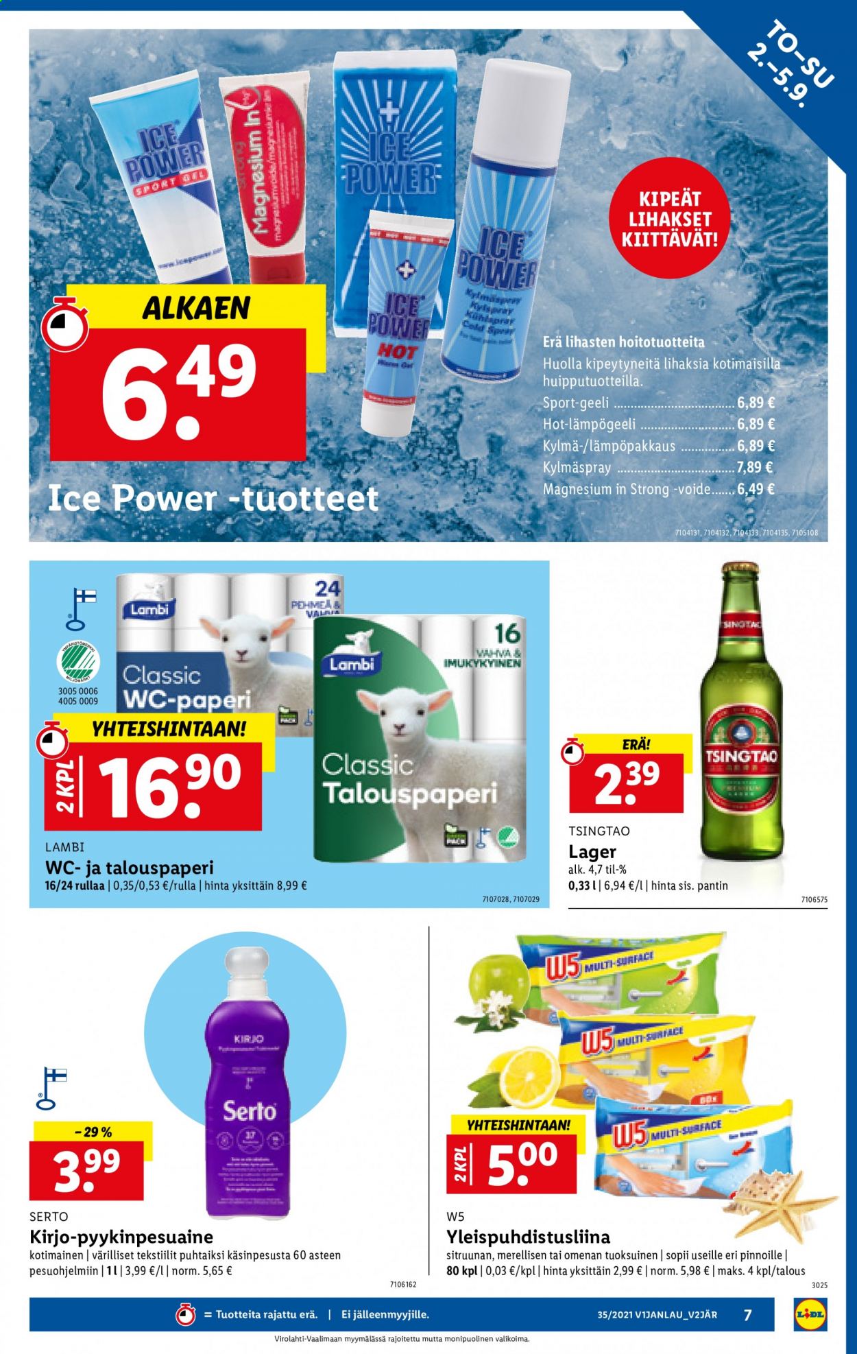 Lidl tarjoukset - 02.09.2021 - 08.09.2021. Sivu 7