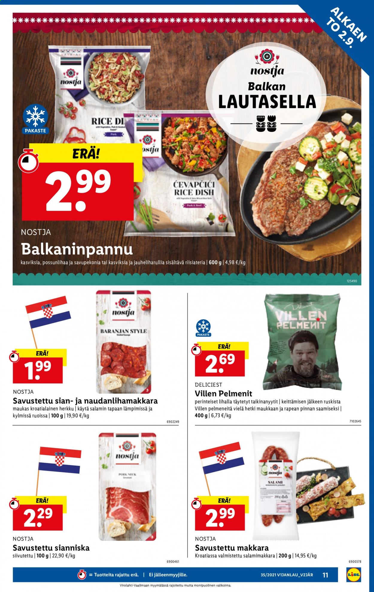 Lidl tarjoukset - 02.09.2021 - 08.09.2021. Sivu 11
