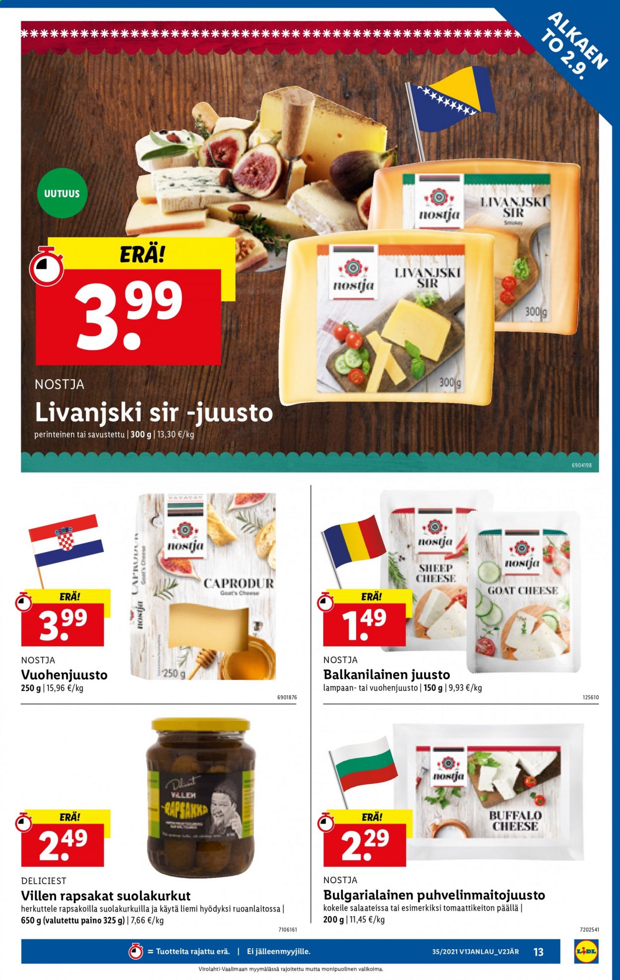 Lidl tarjoukset - 02.09.2021 - 08.09.2021. Sivu 13