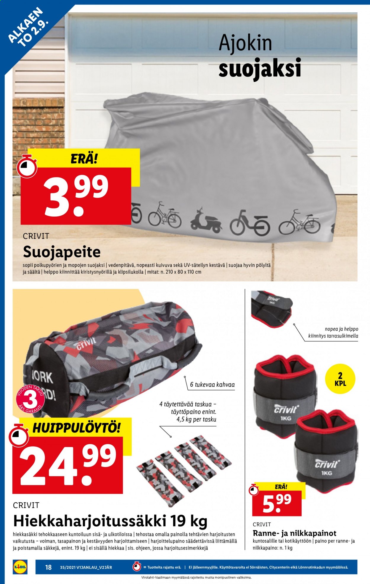 Lidl tarjoukset - 02.09.2021 - 08.09.2021. Sivu 18