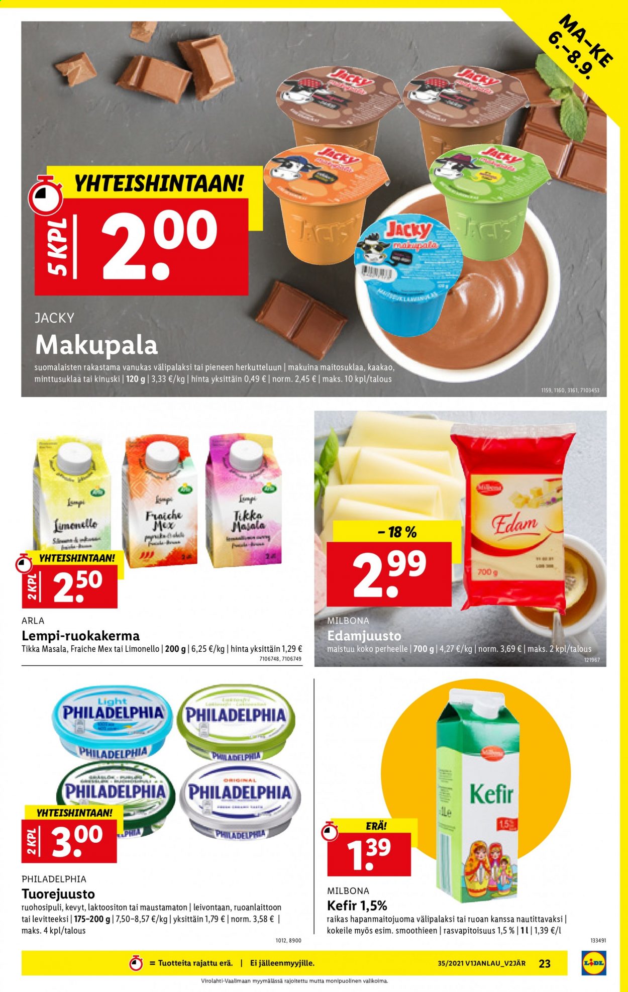Lidl tarjoukset - 02.09.2021 - 08.09.2021. Sivu 23