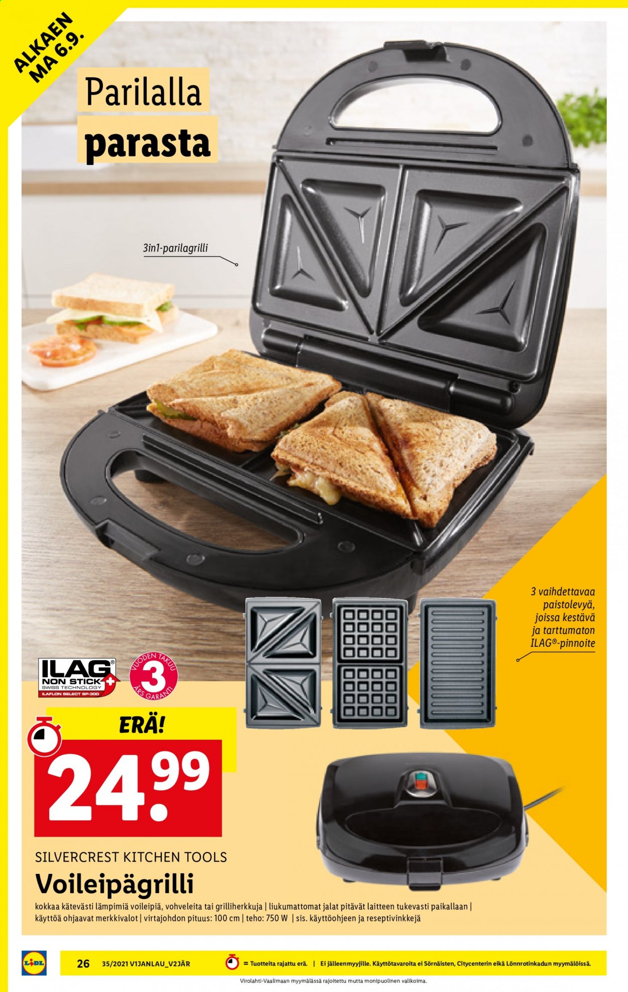 Lidl tarjoukset - 02.09.2021 - 08.09.2021. Sivu 26