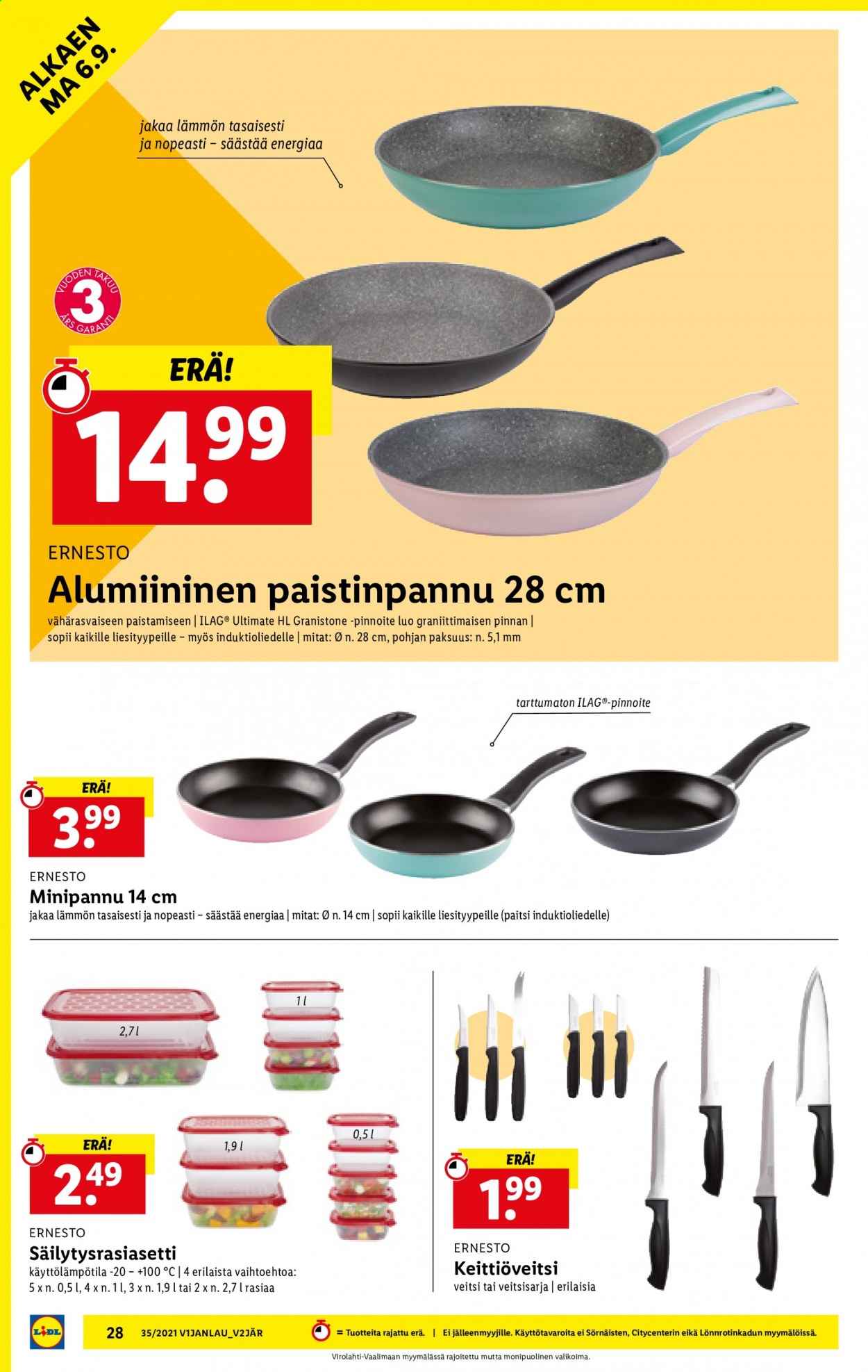 Lidl tarjoukset - 02.09.2021 - 08.09.2021. Sivu 28